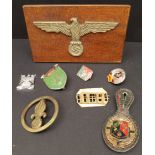 Vintage Parcel Military Items Includes Badges