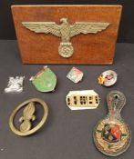 Vintage Parcel Military Items Includes Badges