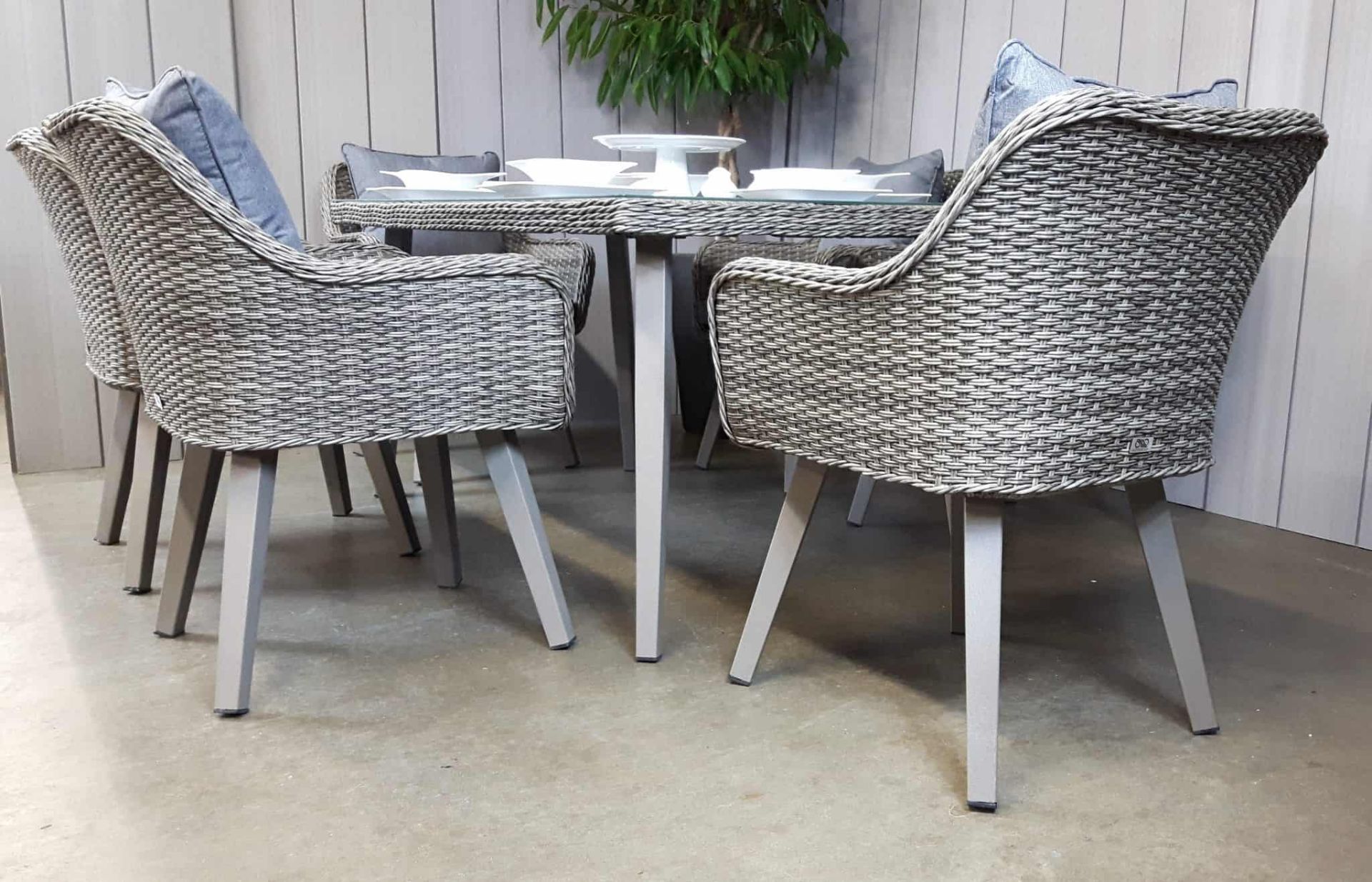 NEW 2019 Hardingham 7 Piece Contemporary All Weather Dining Set - Image 5 of 7