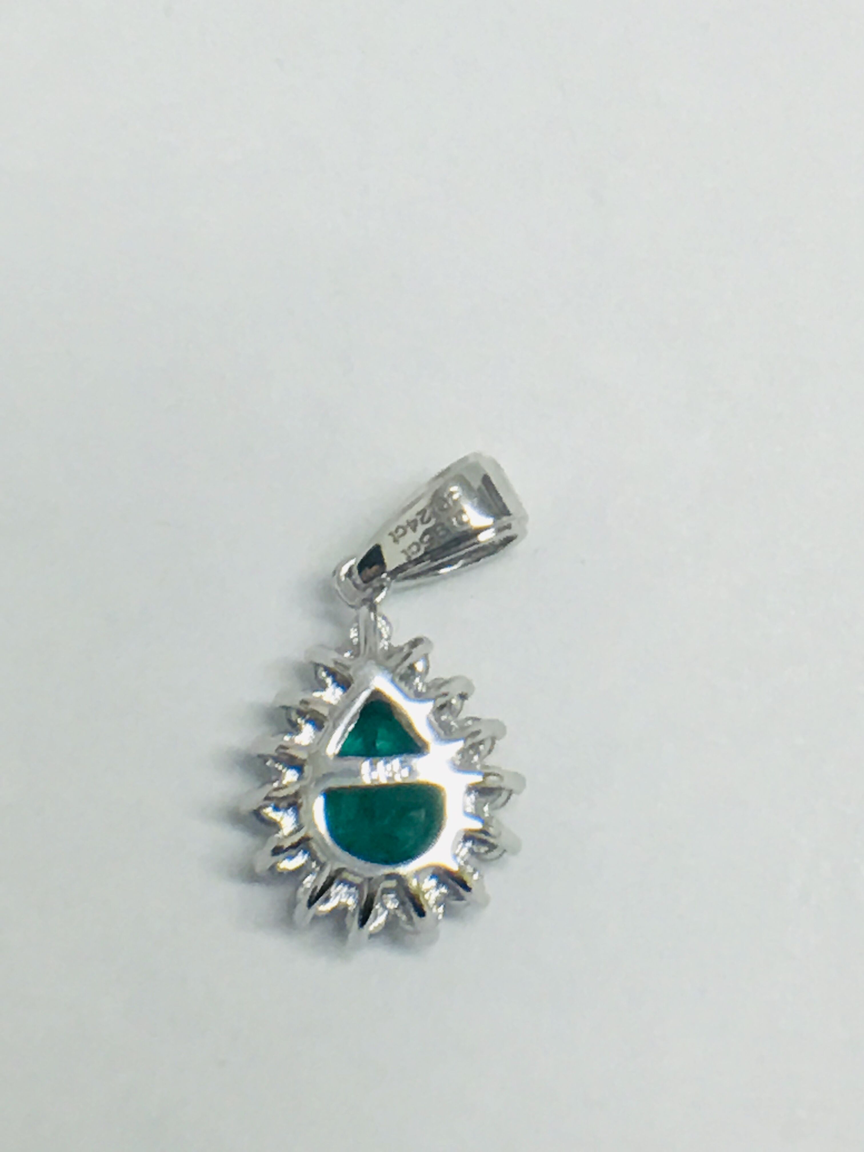 14Ct White Gold Emerald And Diamond - Image 4 of 6