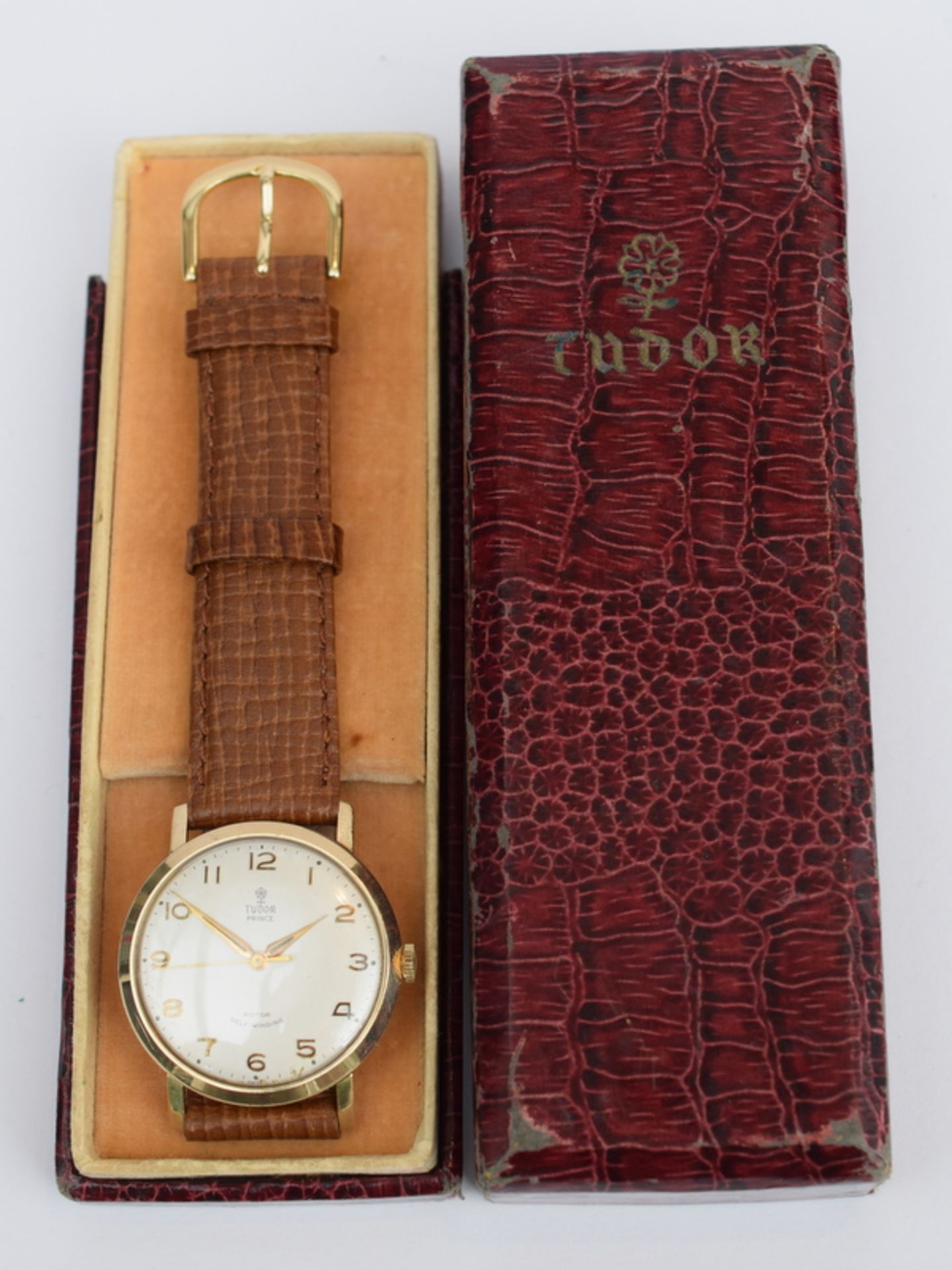 Rolex Tudor Prince 9ct Gold Watch - Image 2 of 10