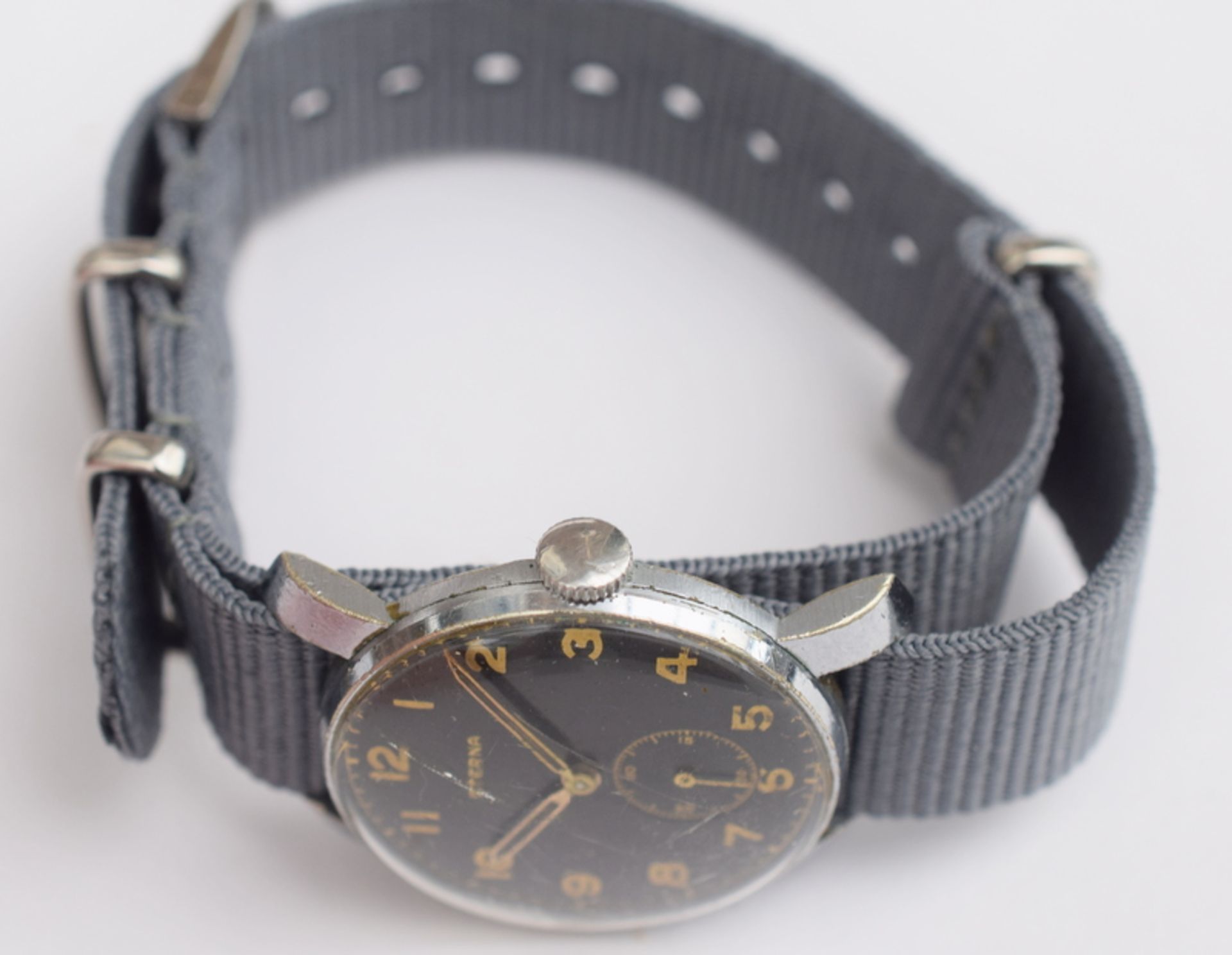 WW2 Era Eterna Dirty Dozen Style Wristwatch - Image 3 of 5