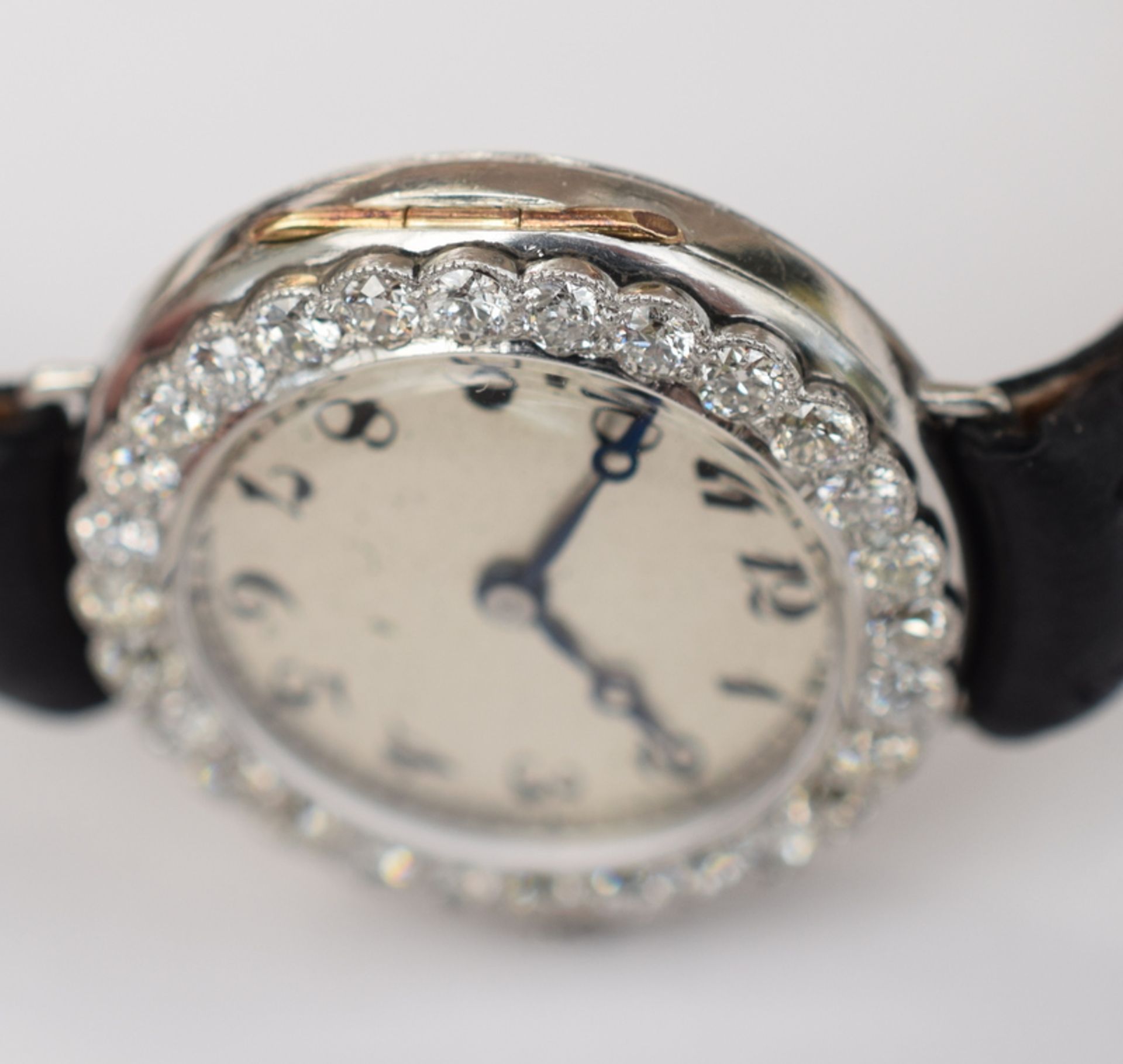 Ladies Swiss Diamond And Platinum Cocktail Watch c1930s With Vintage Box - Image 3 of 10