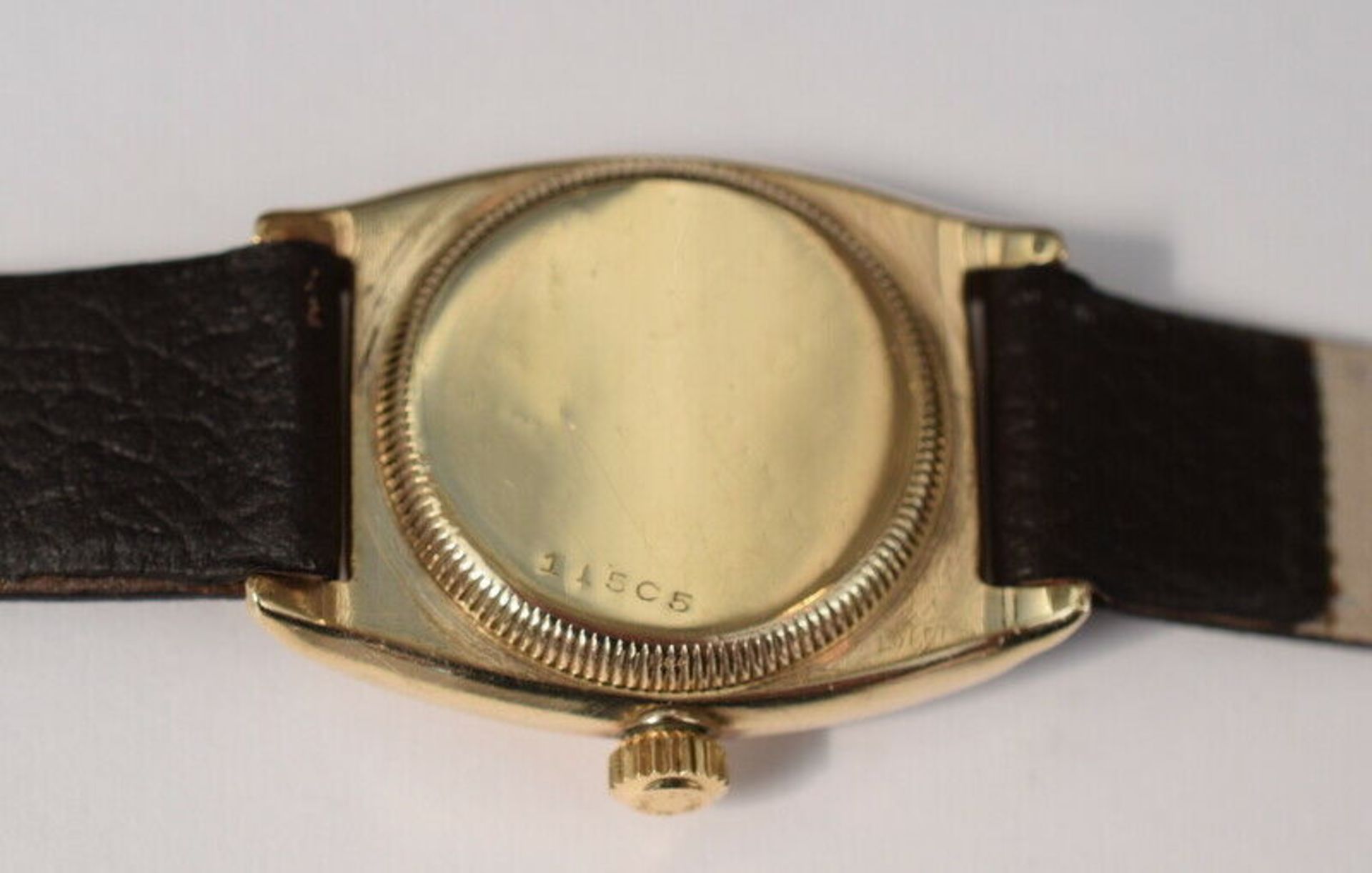 Rare Black Dial Rolex Oyster Viceroy 9ct Gold 1933 Chronometer - Image 10 of 11