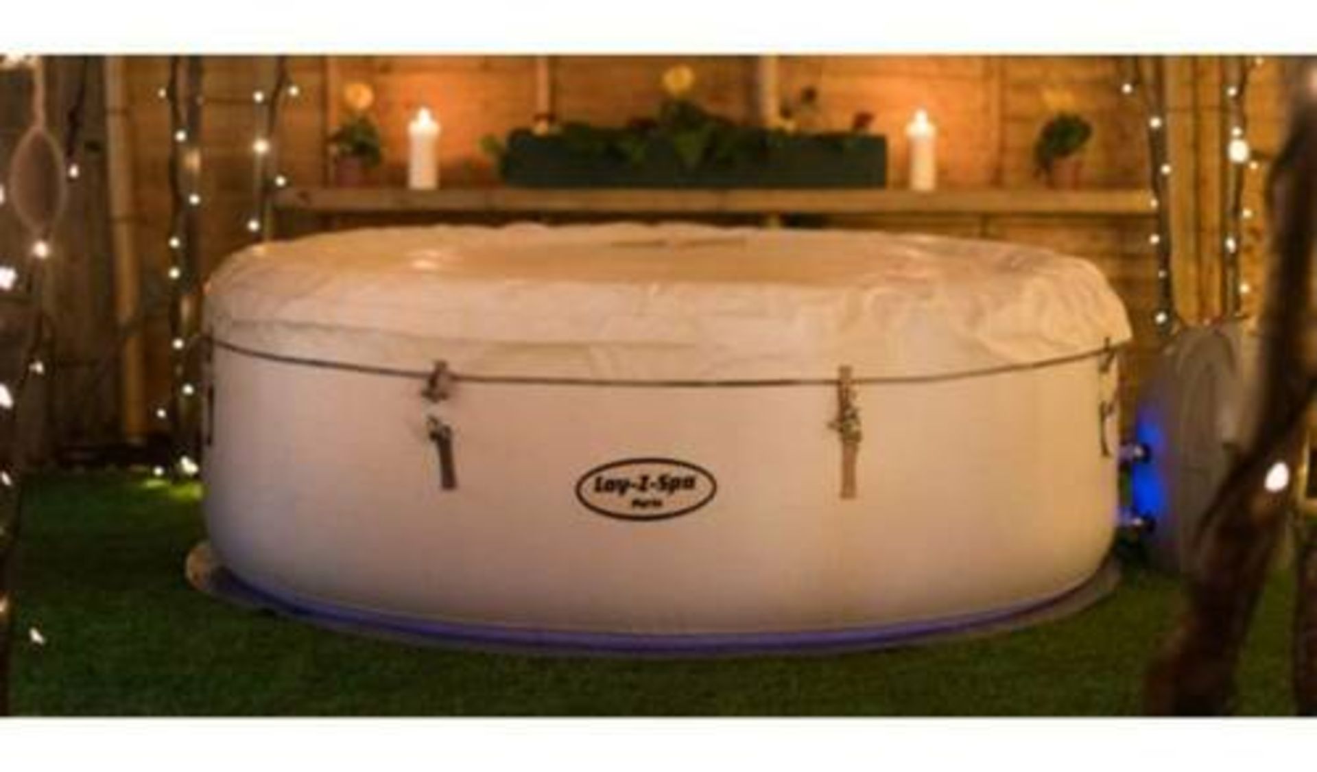 (PP2) Lay-Z-Spa Paris 6 Person LED Hot Tub Relax and unwind in the Lay-Z-Spa Paris AirJet. Feat... - Image 5 of 6