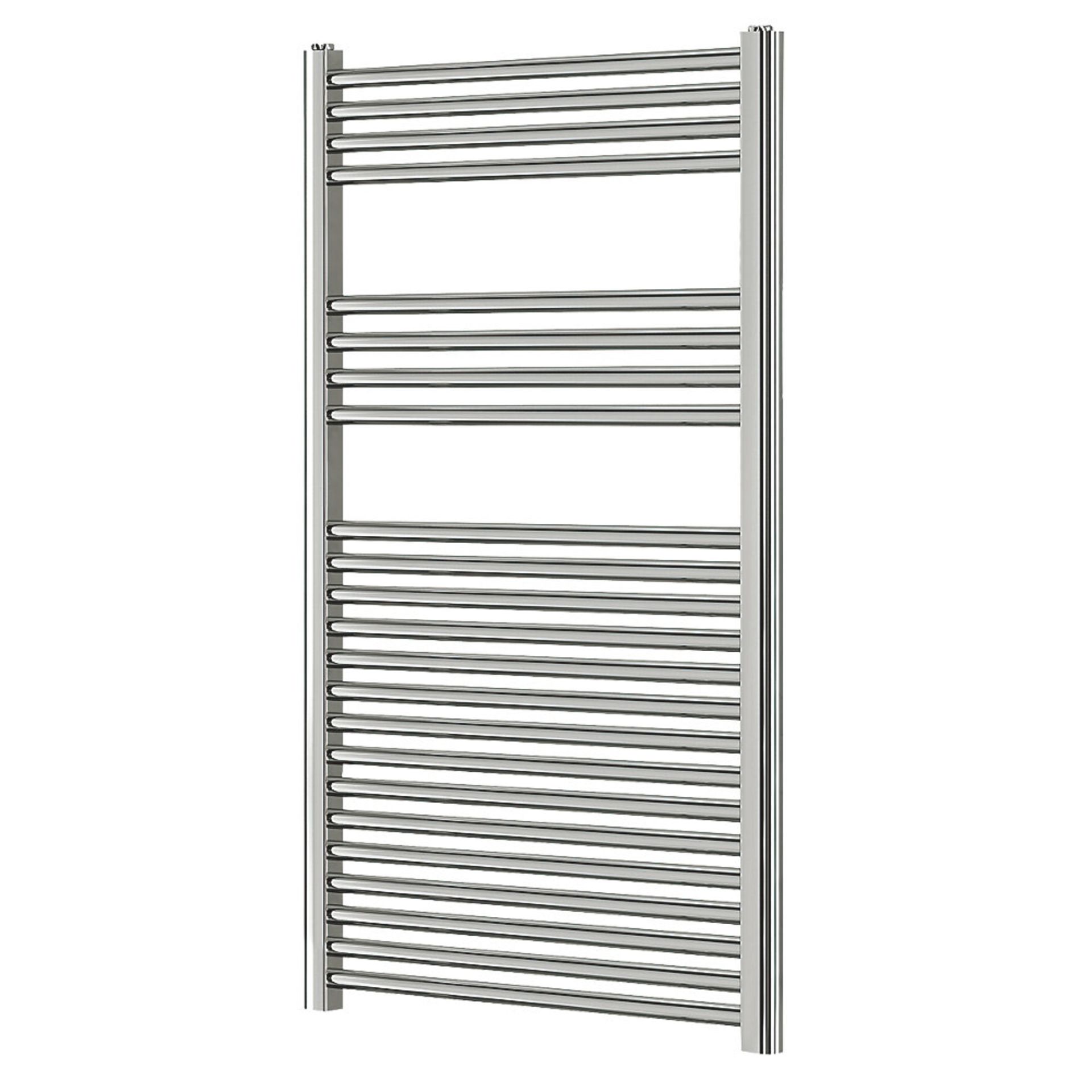 (MC214) 1200 X 600MM TOWEL RADIATOR CHROME. High quality chrome-plated steel construction. This - Image 2 of 2