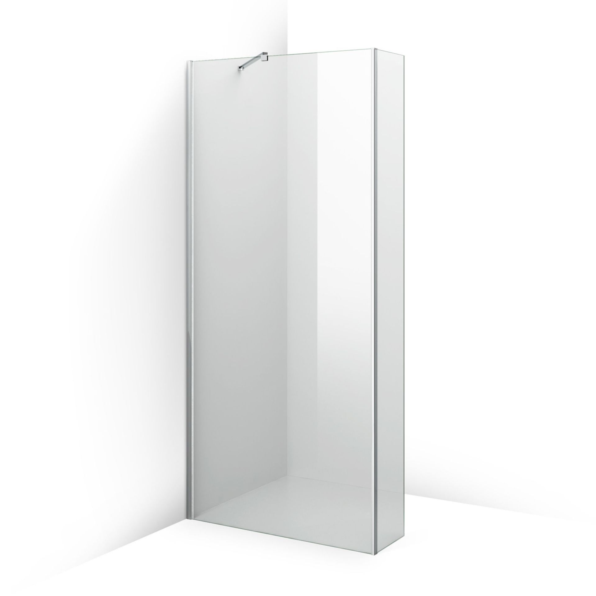 (PP8) 900x250mm - 8mm - Premium EasyClean Wetroom Panel & Return Panel. 8mm EasyClean glass - O... - Image 4 of 5