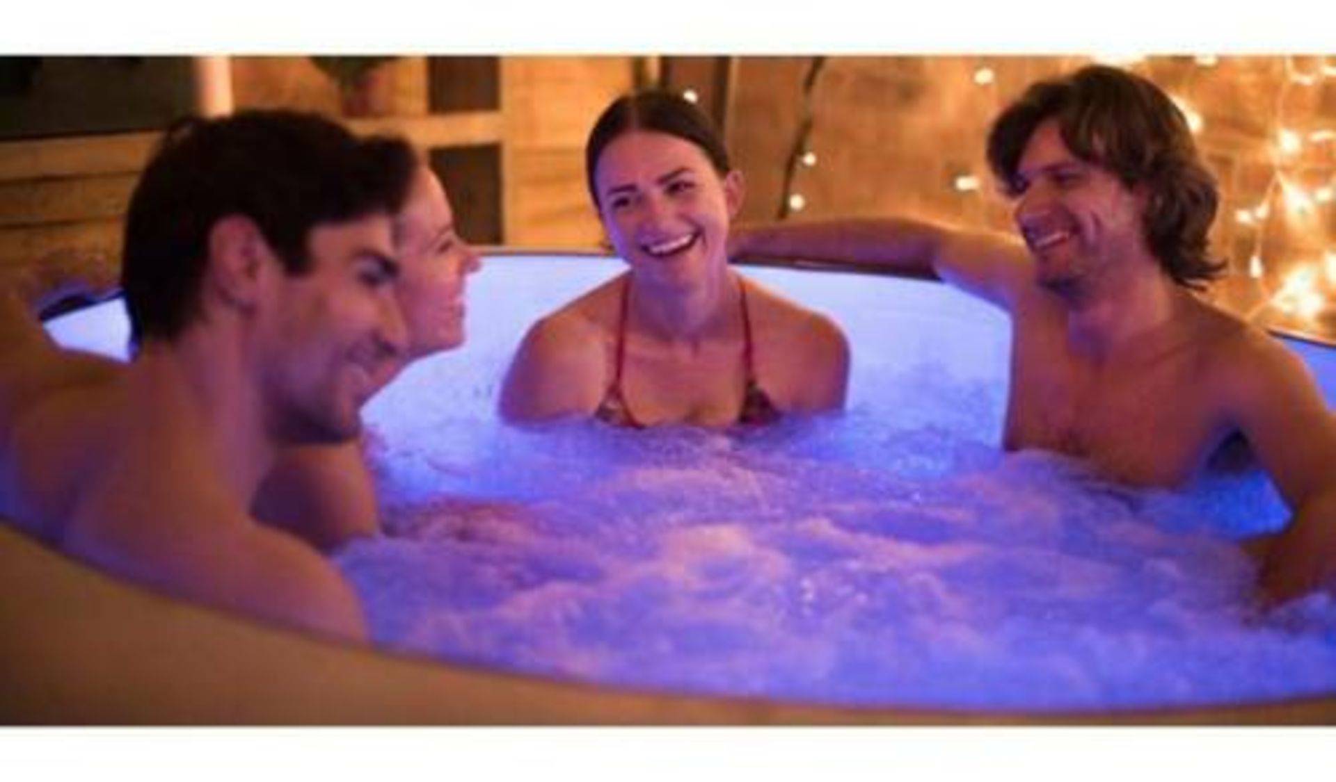 (PP2) Lay-Z-Spa Paris 6 Person LED Hot Tub Relax and unwind in the Lay-Z-Spa Paris AirJet. Feat... - Image 6 of 6