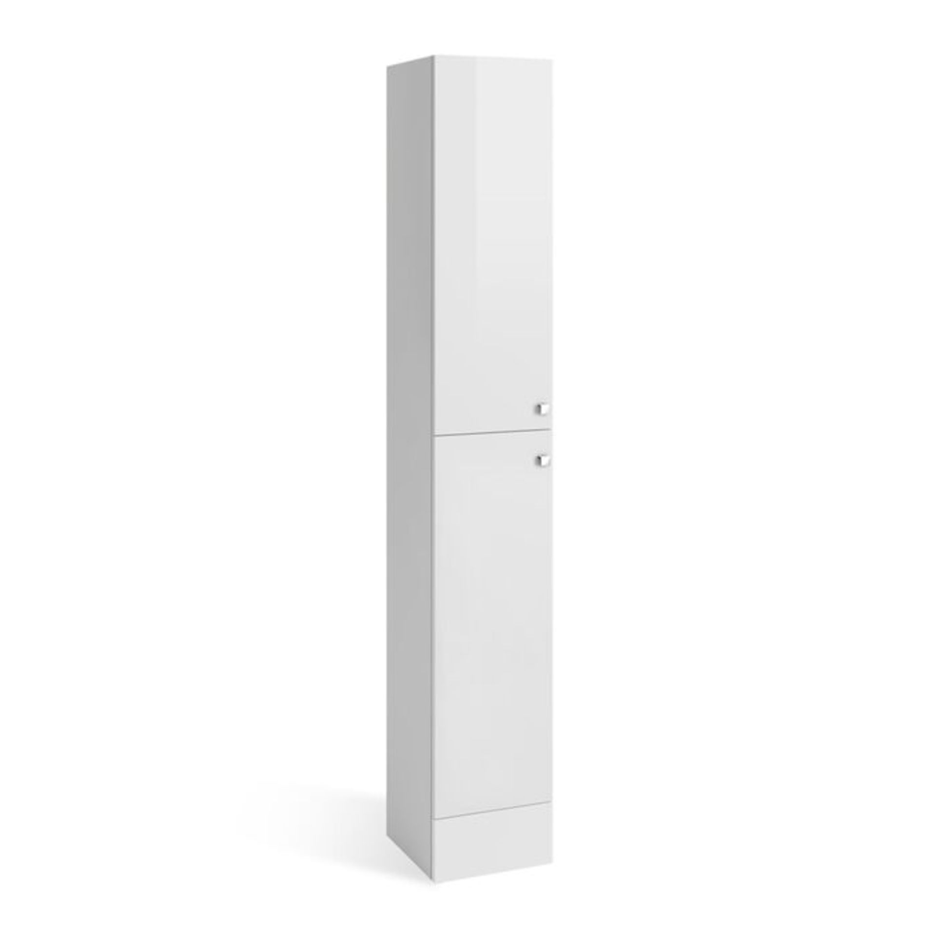 (PP23) 1900x300mm Harper Gloss White Tall Storage Cabinet - Floor Standing. RRP £299.99. Our t... - Image 4 of 4
