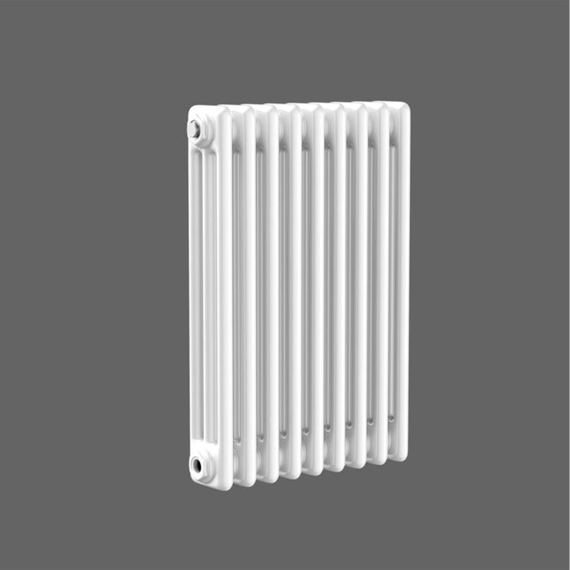 (MC64) 600x628mm White Triple Panel Horizontal Colosseum Traditional Radiator. RRP £345.99. White - Image 3 of 4