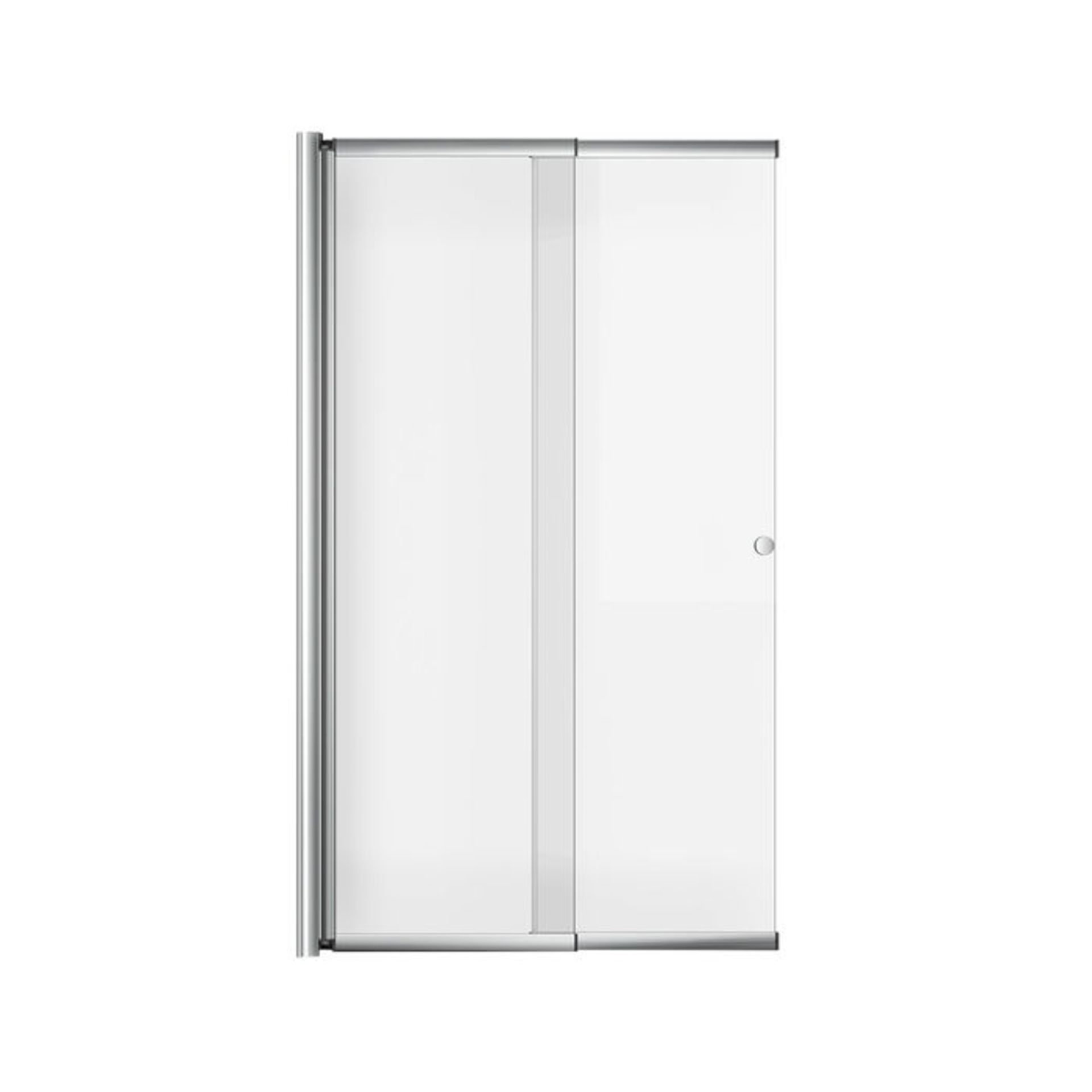 (PP71) 820mm Sliding Bath Screen. RRP £189.99. Constructed of 4mm lightweight tempered safety ... - Image 2 of 2