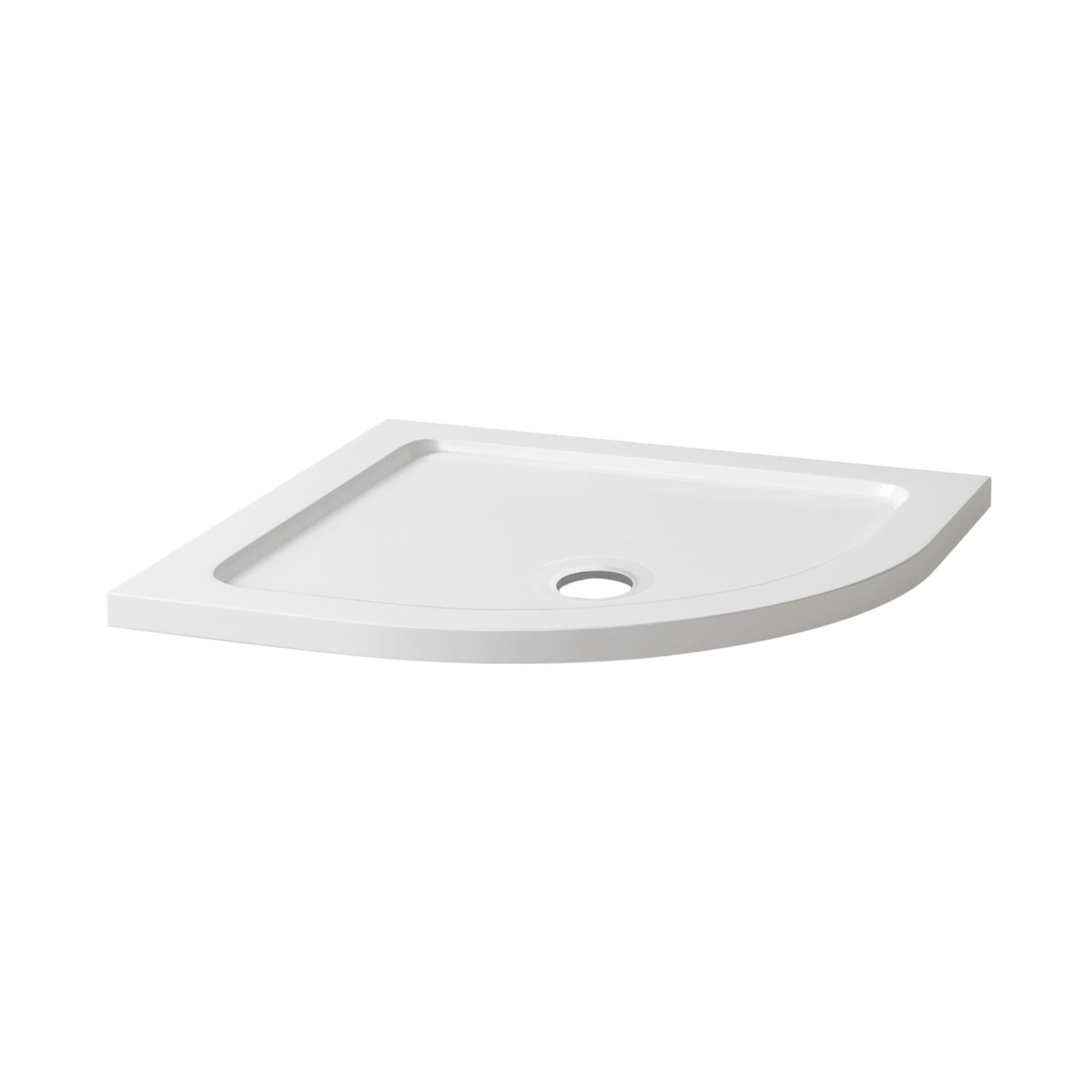 (PP100) 900x900mm Quadrant Ultra Slim Stone Shower Tray. RRP £204.99. Low profile ultra slim d... - Image 2 of 2