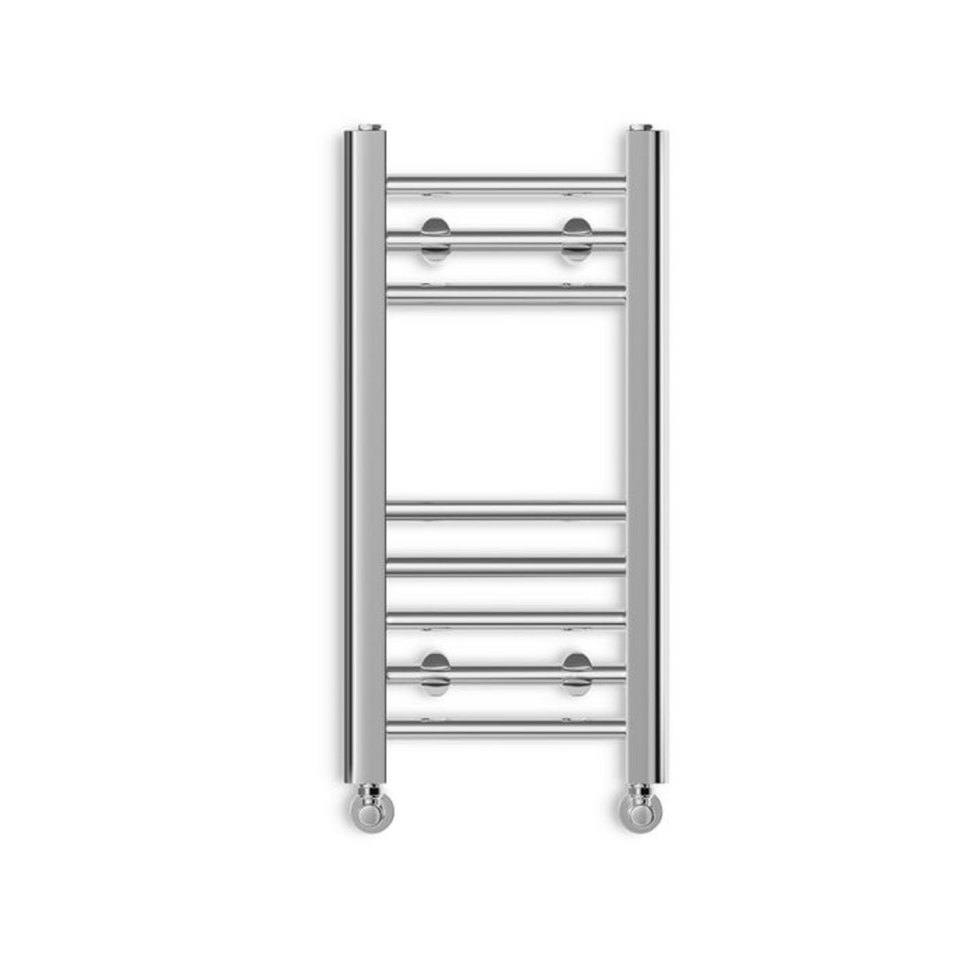 (JM180) 600x300mm Straight Heated Towel Radiator. Low carbon steel chrome plated radiator 27121803 _ - Image 2 of 2