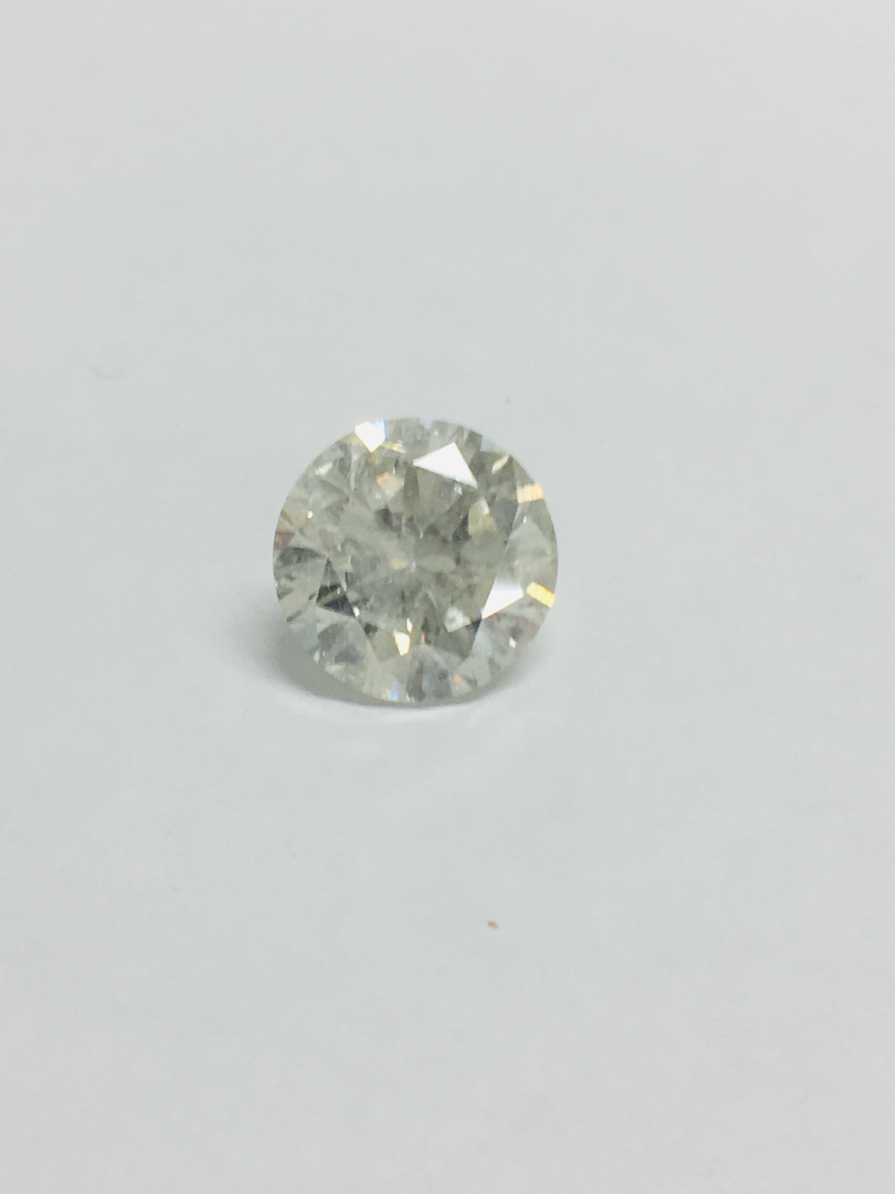 3.34ct Round Brilliant cut Natural Diamond,I colour,si3 clarity