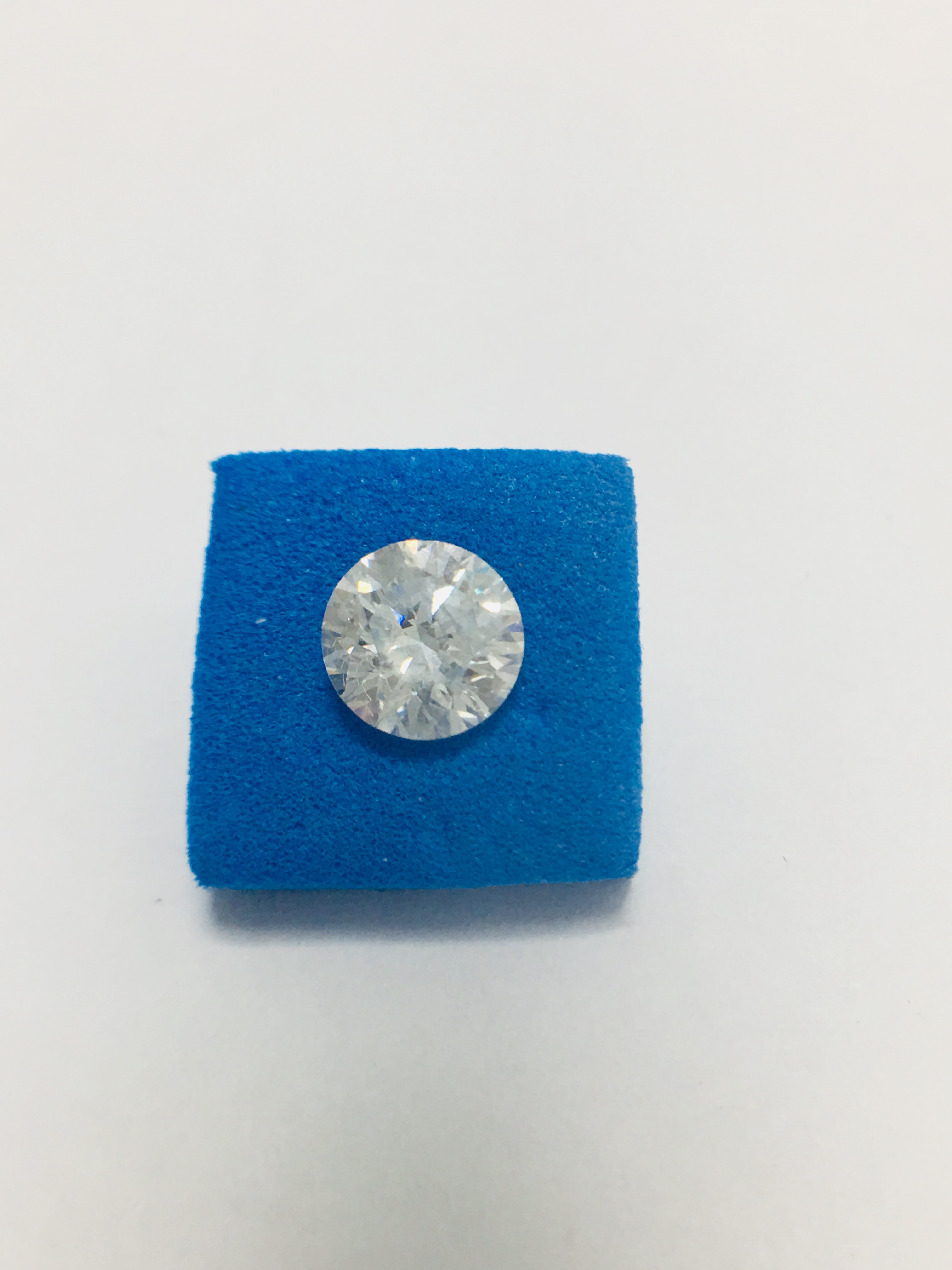 1.05ct Natural Brilliant cut Diamondh colour,si2 clarity,diamond is tested as clarity enhanced