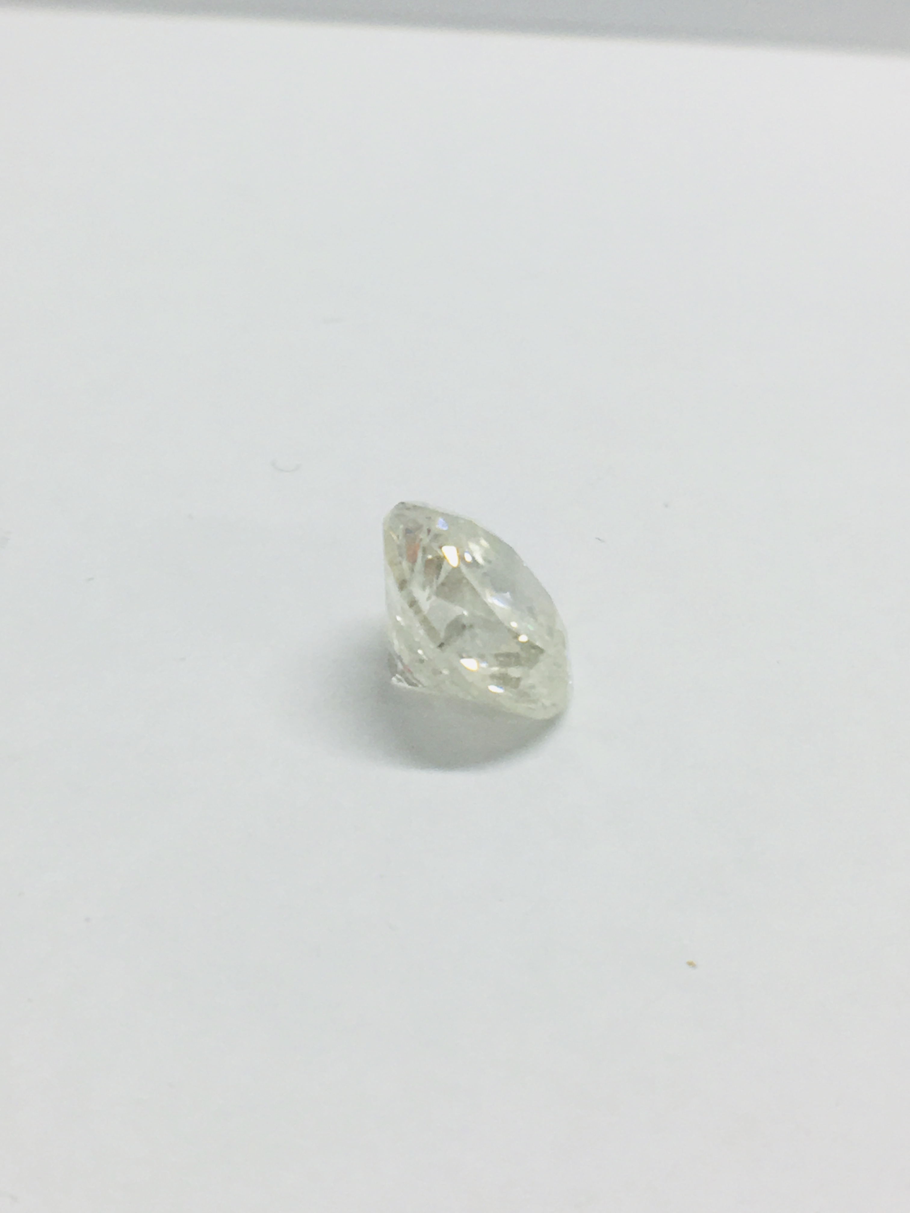 3.34ct Round Brilliant cut Natural Diamond,I colour,si3 clarity - Image 4 of 5