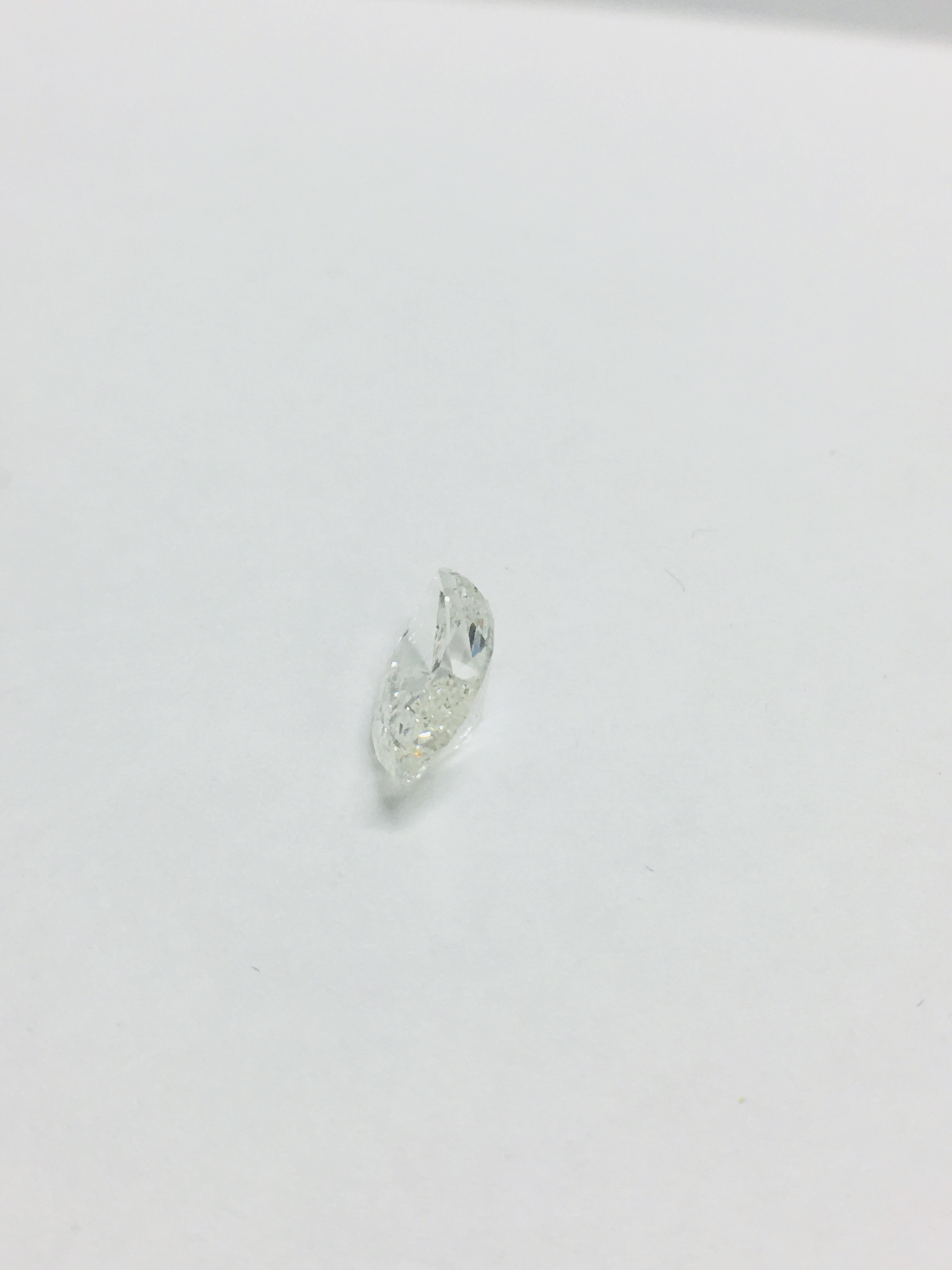 1.23ct Marquis cut Natural Diamond,H colour,si2 clarity - Image 3 of 5