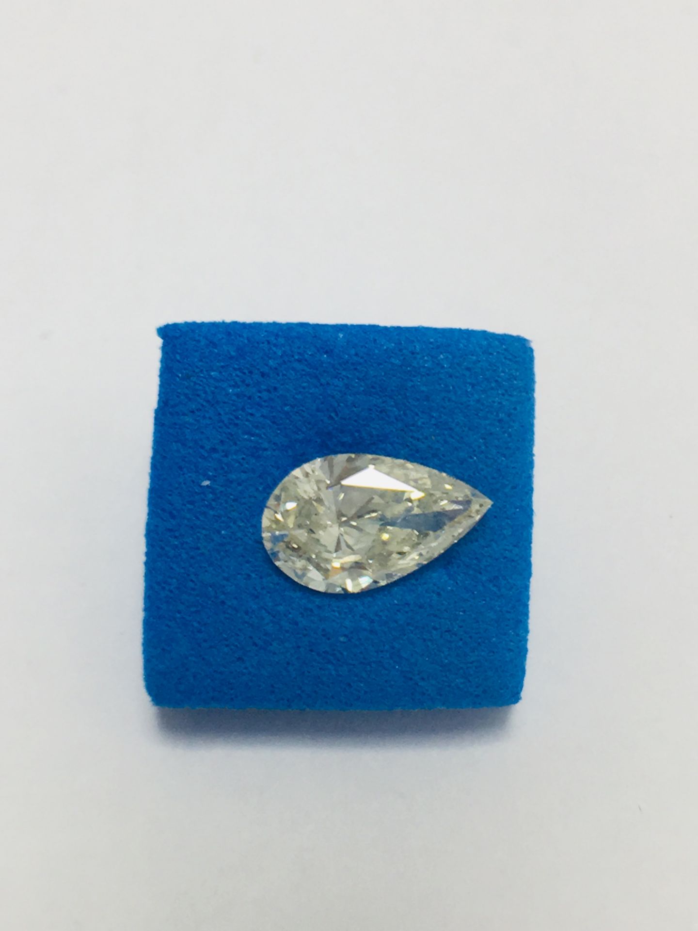 0.96ct Pearshape Natural diamond,VS Clarity,K colour,diamond is tested as clarity enhanced