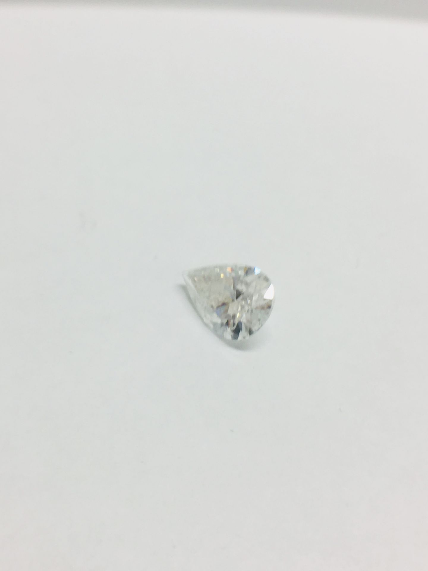 1.57ct Pearshape natural Diamond,F colour,i1 clarity - Image 2 of 5