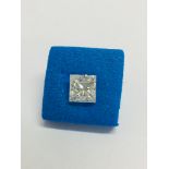 1.03ct Princess cut natural diamond,I Coloured,si2 clarity,excellent cut,clarity enhanced