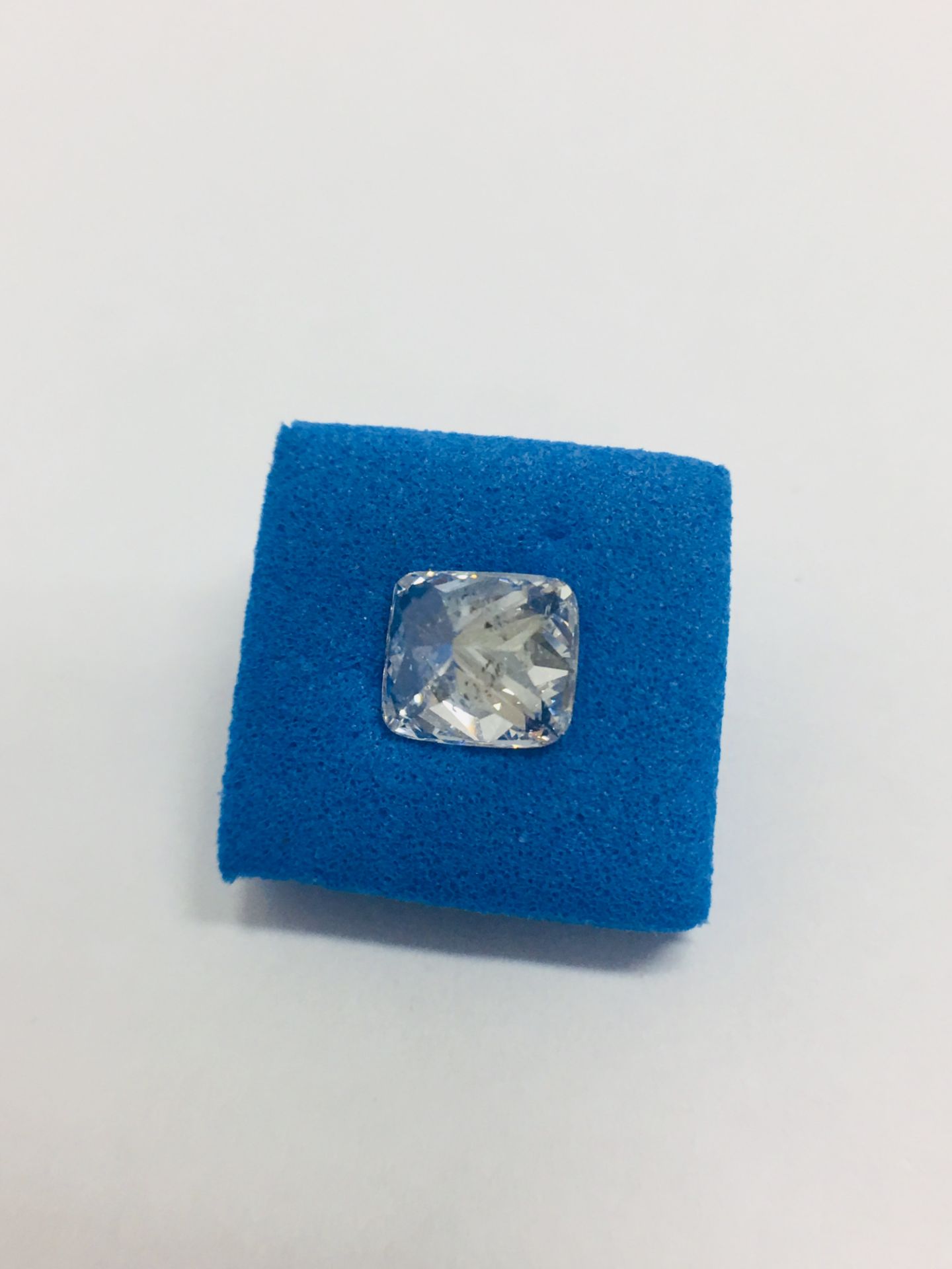 1.01ct Cushion cut Natural Diamond,H colour,si2 - Image 2 of 2