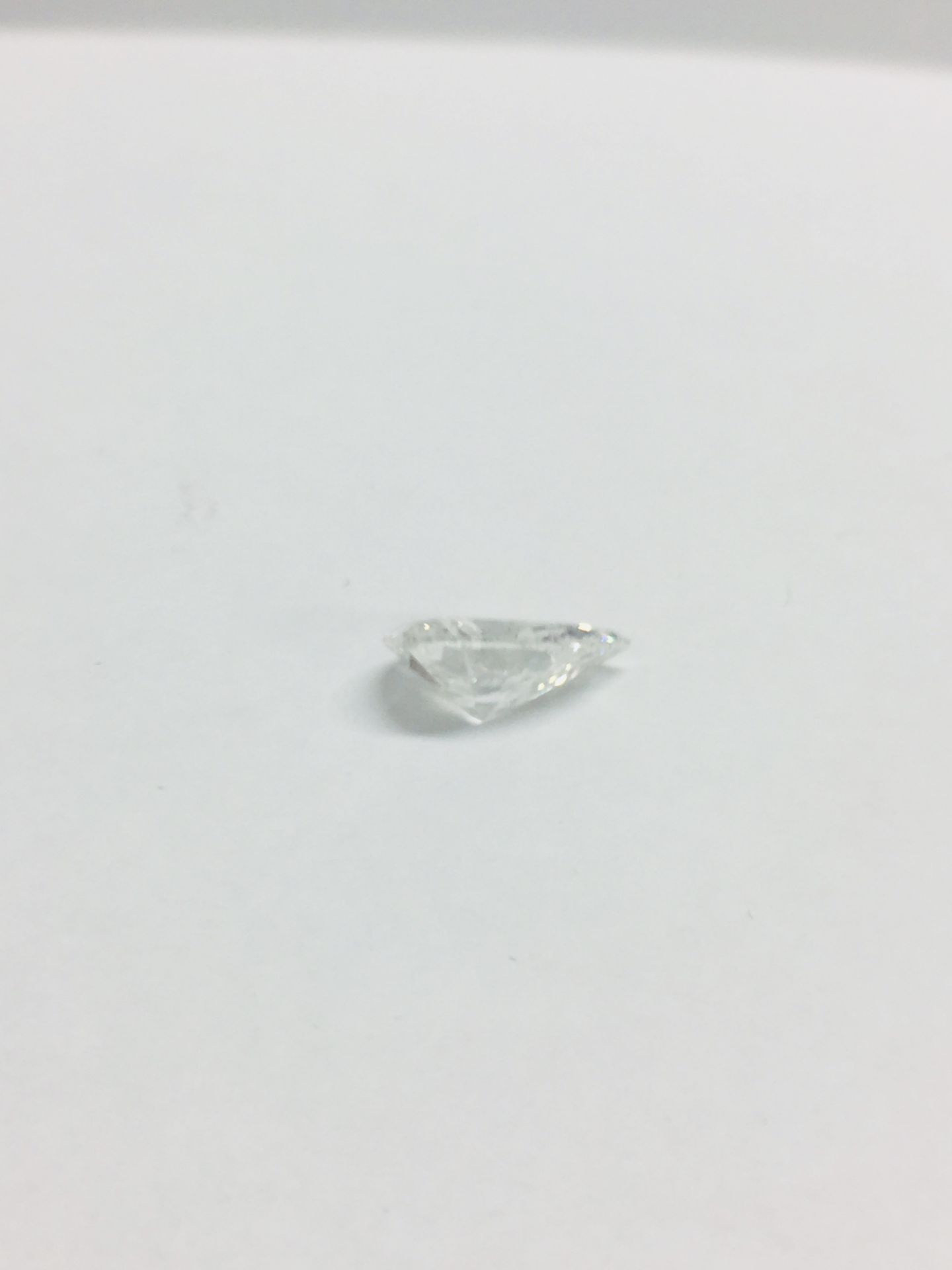1.57ct Pearshape natural Diamond,F colour,i1 clarity - Image 5 of 5