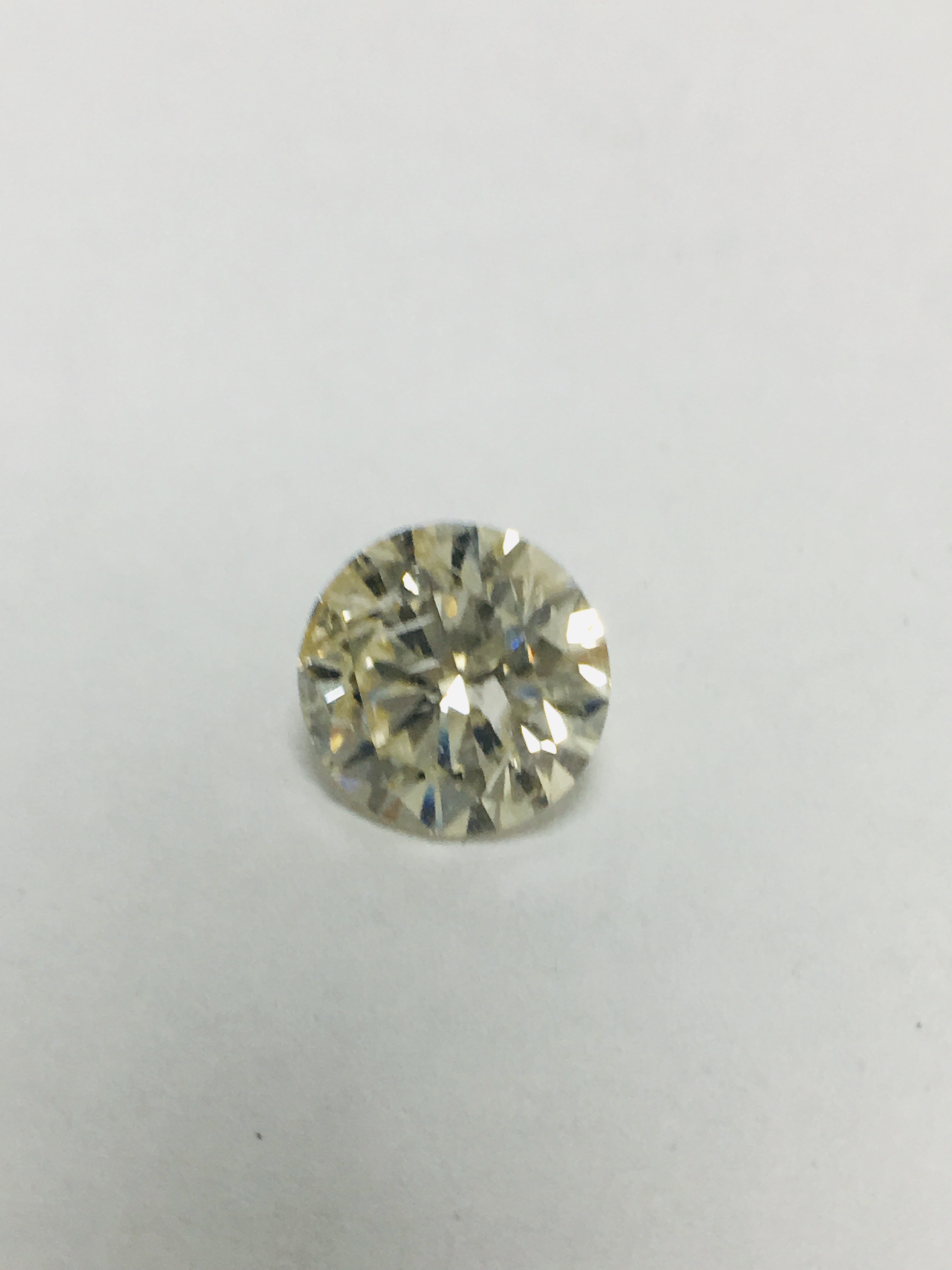 1.55ct Natural Brilliant cut DiamondSI2 clarity,K colour,EGL certification,EGL1516734443 - Image 4 of 5