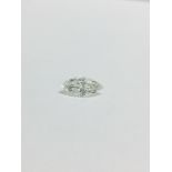 1.23ct Marquis cut Natural Diamond,H colour,si2 clarity