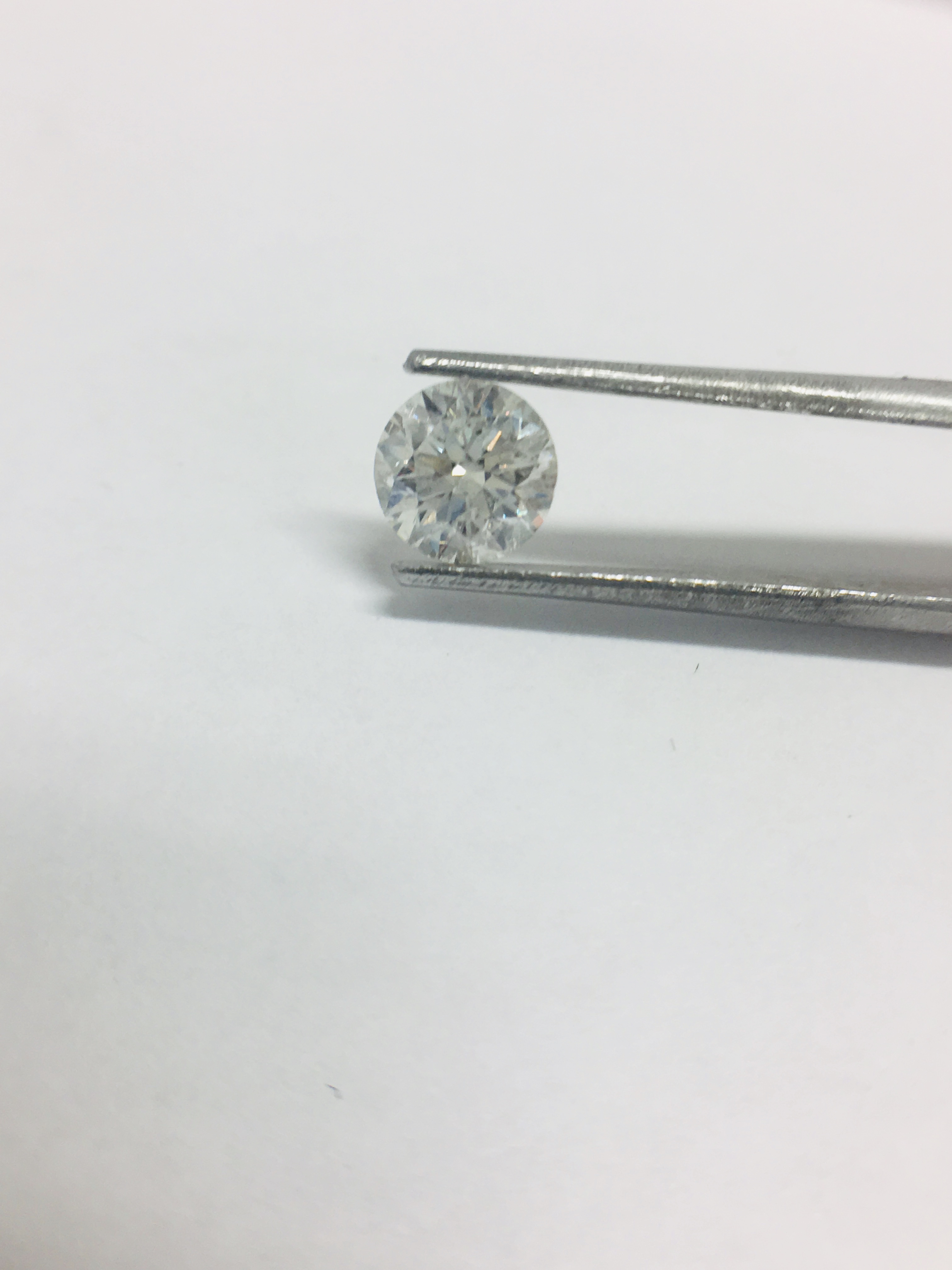 1.00ct Round Brilliant cut diamond,H colour,si3 clarity,very good cut