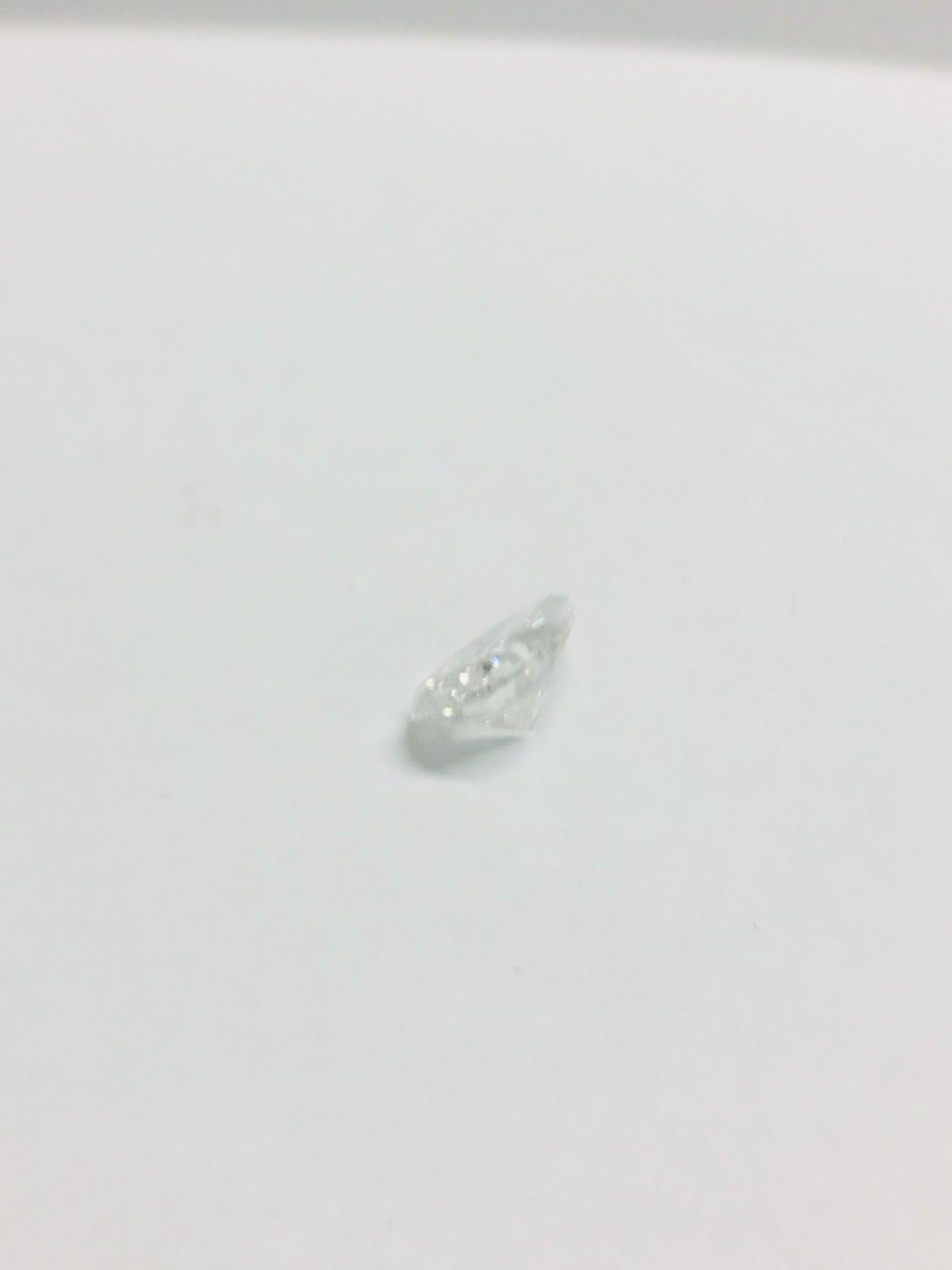 1.57ct Pearshape natural Diamond,F colour,i1 clarity - Image 3 of 5