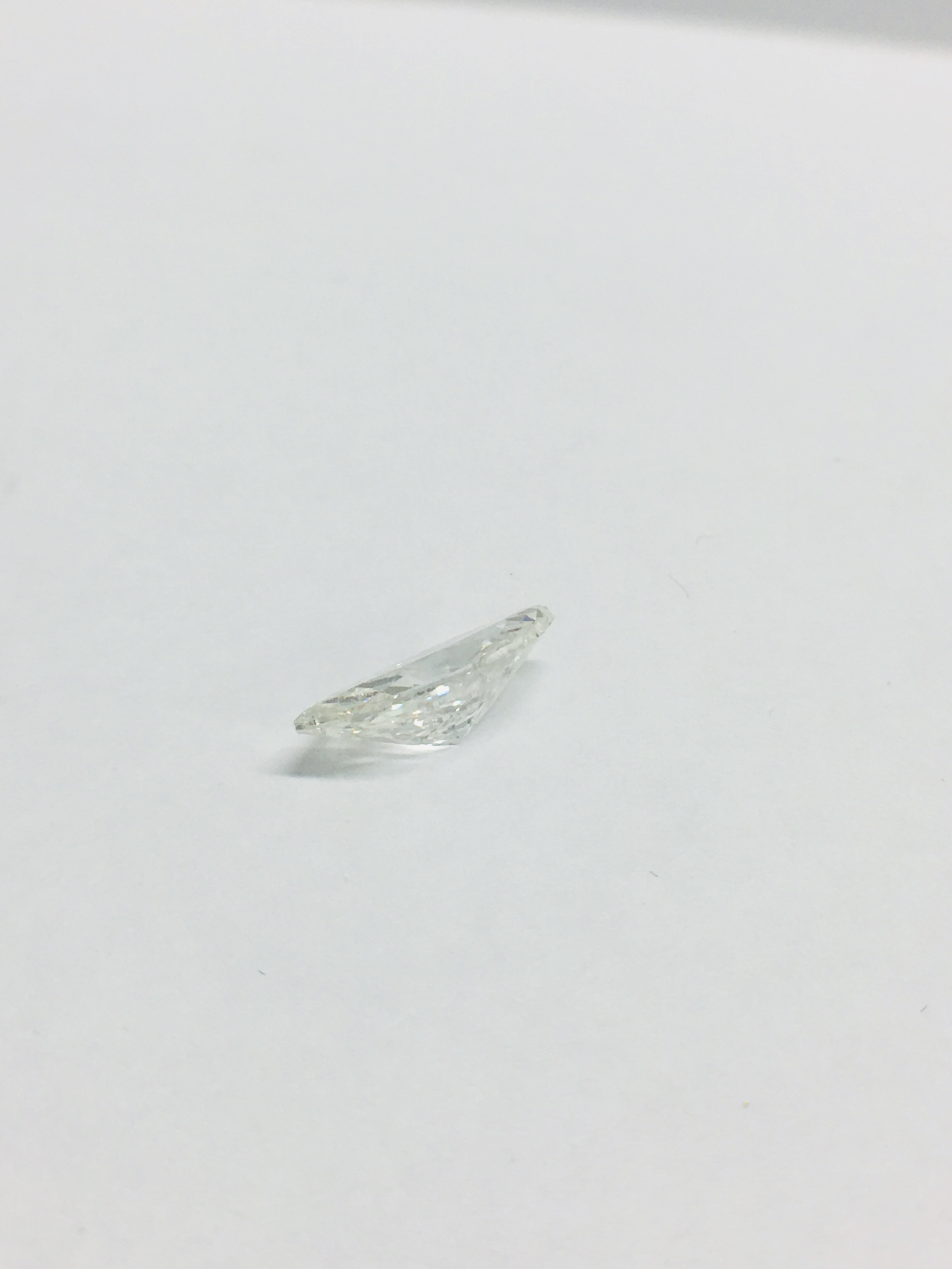 1.23ct Marquis cut Natural Diamond,H colour,si2 clarity - Image 4 of 5