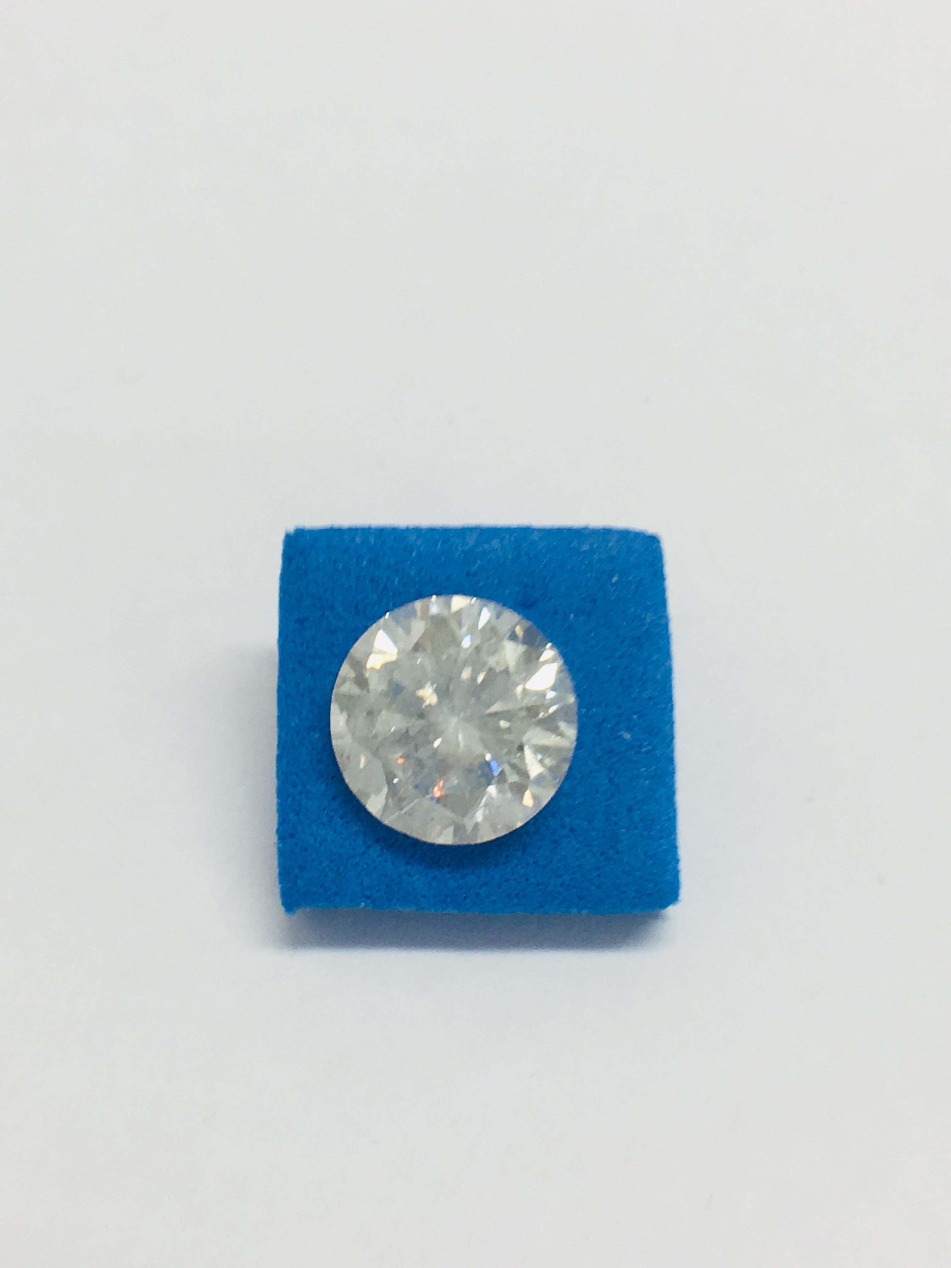 3.34ct Round Brilliant cut Natural Diamond,I colour,si3 clarity - Image 5 of 5