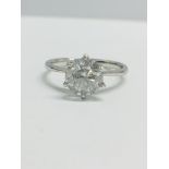 1.80ct diamond solitaire ring set in Platinum setting.