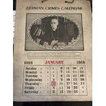 1918 German Crimes Calendar