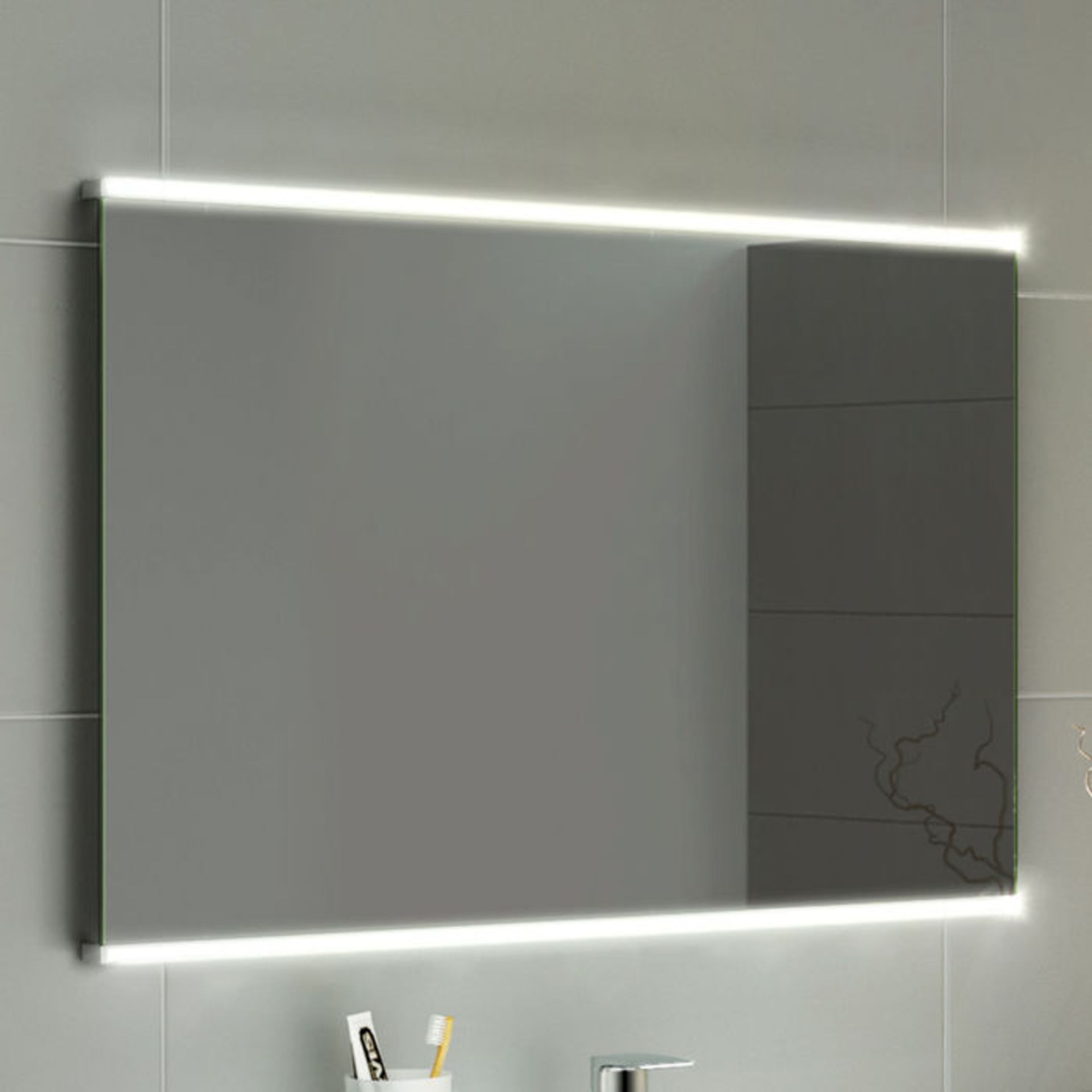 (MC190) 500x700mm Denver Illuminated LED Mirror. RRP £349.99. Energy efficient LED lighting with - Image 2 of 5