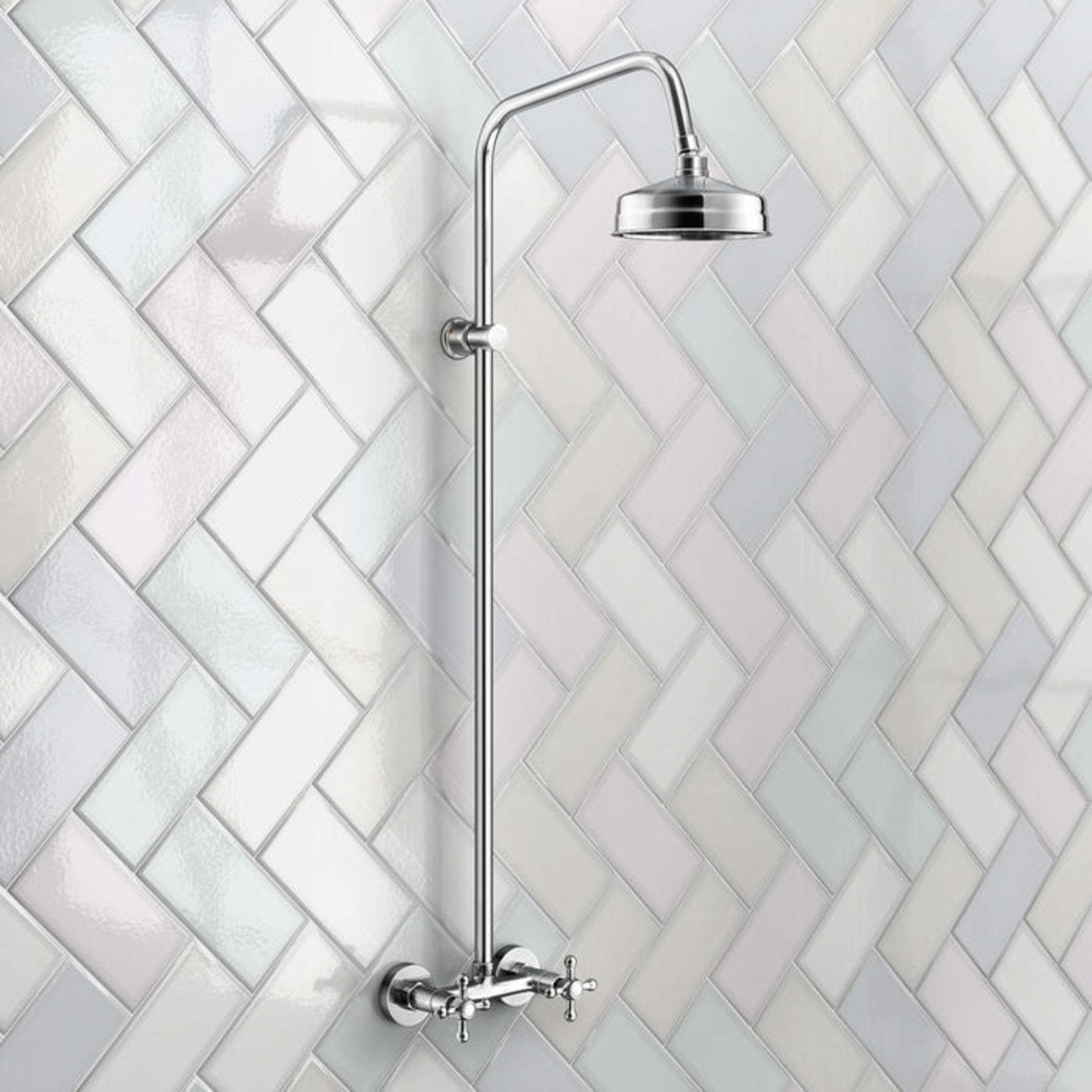 (SM7) Traditional Exposed Shower & Medium Head.Exposed design makes for a statement piece Stunning - Bild 3 aus 3
