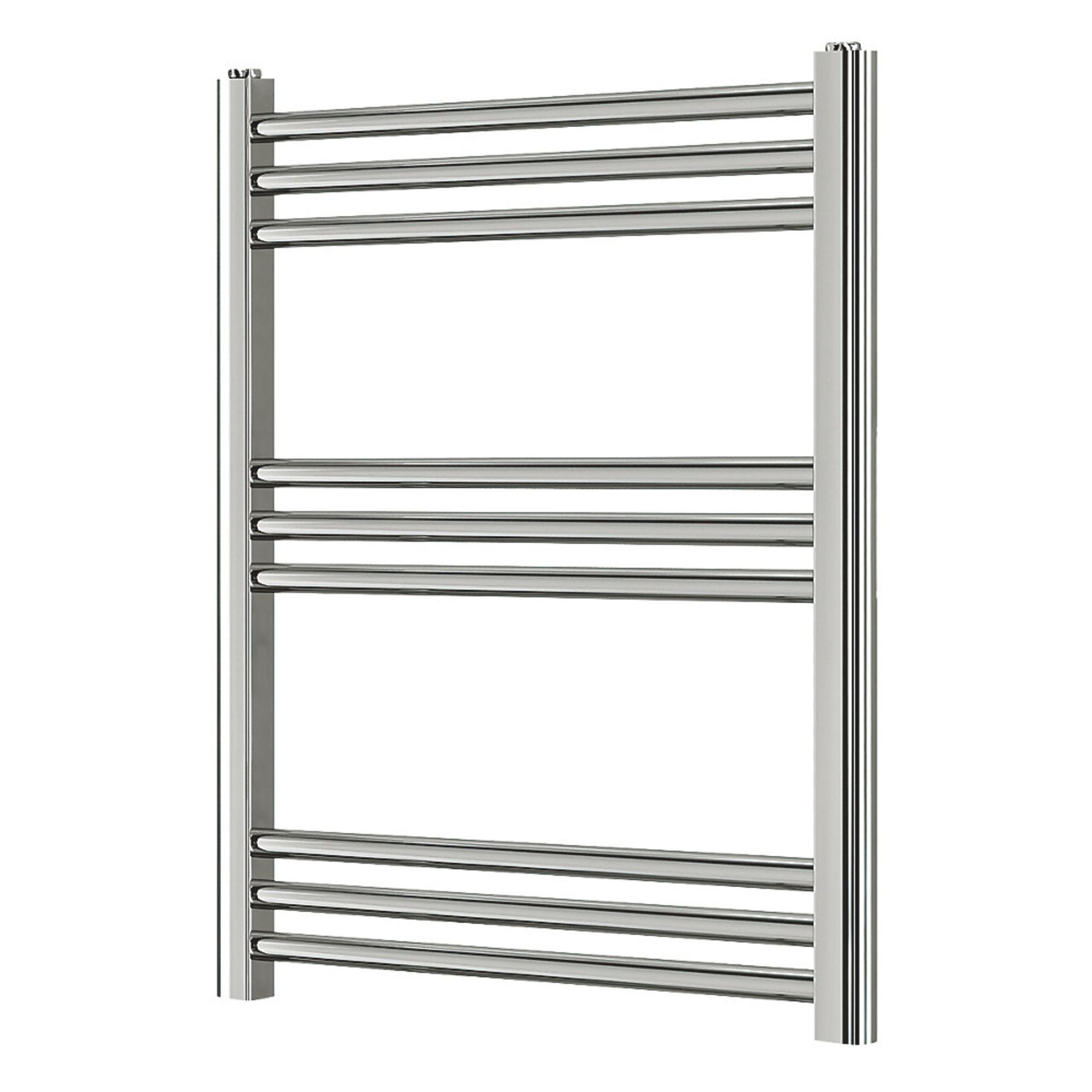 (KL102) 700 X 500mm Chrome Towel Warmer. Chrome-Plated Mild Steel Construction Suitable for Domestic - Bild 2 aus 2