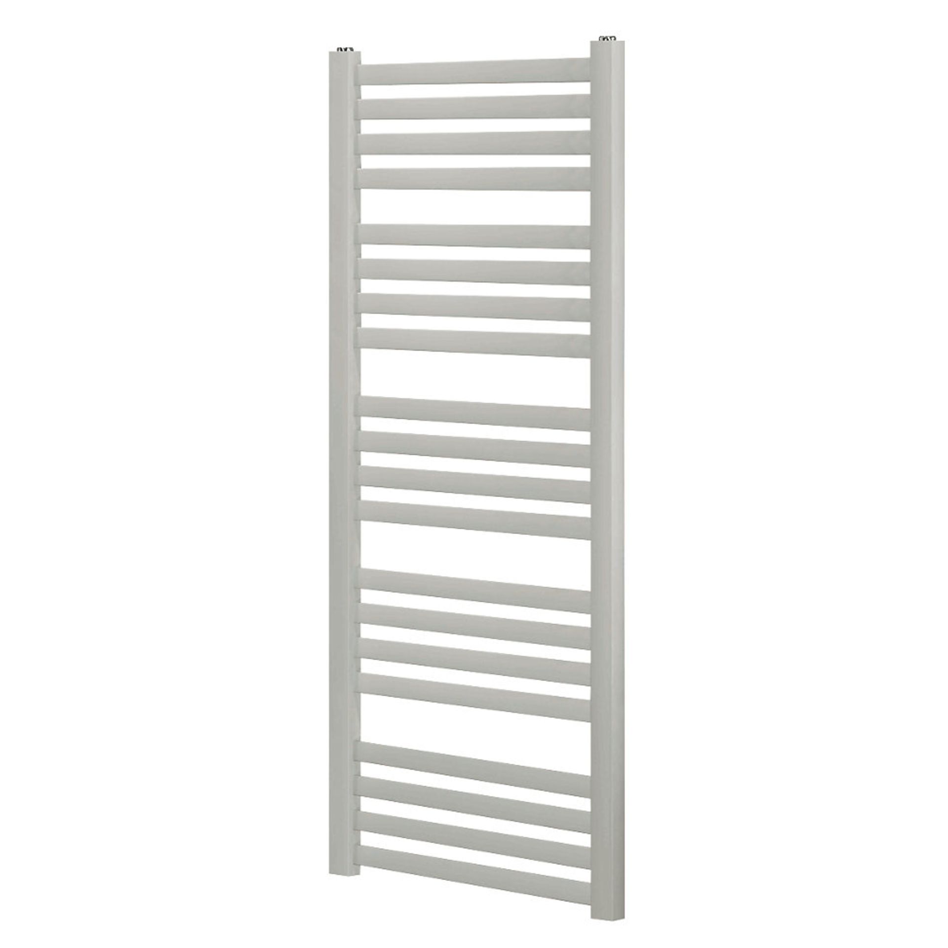 (KL115) 1200 X 500mm Silver Matt Towel Warmer. High quality powder-coated steel construction. - Bild 2 aus 2