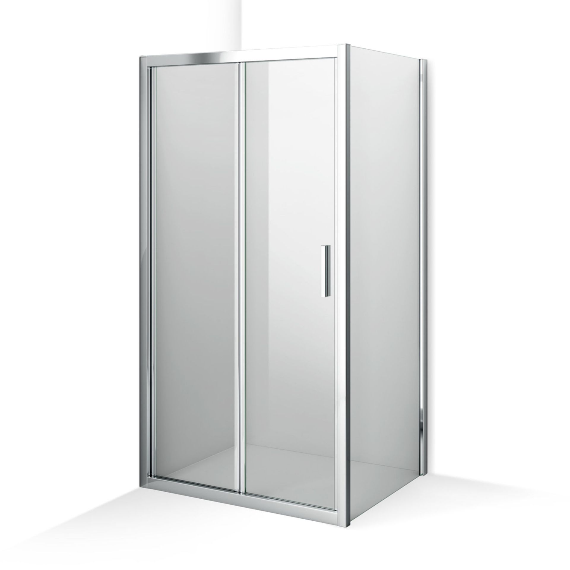 (EY133) 900x760mm - 6mm - Elements EasyClean Bi Fold Door Shower Enclosure. RRP £319.99. 6mm - Bild 2 aus 4