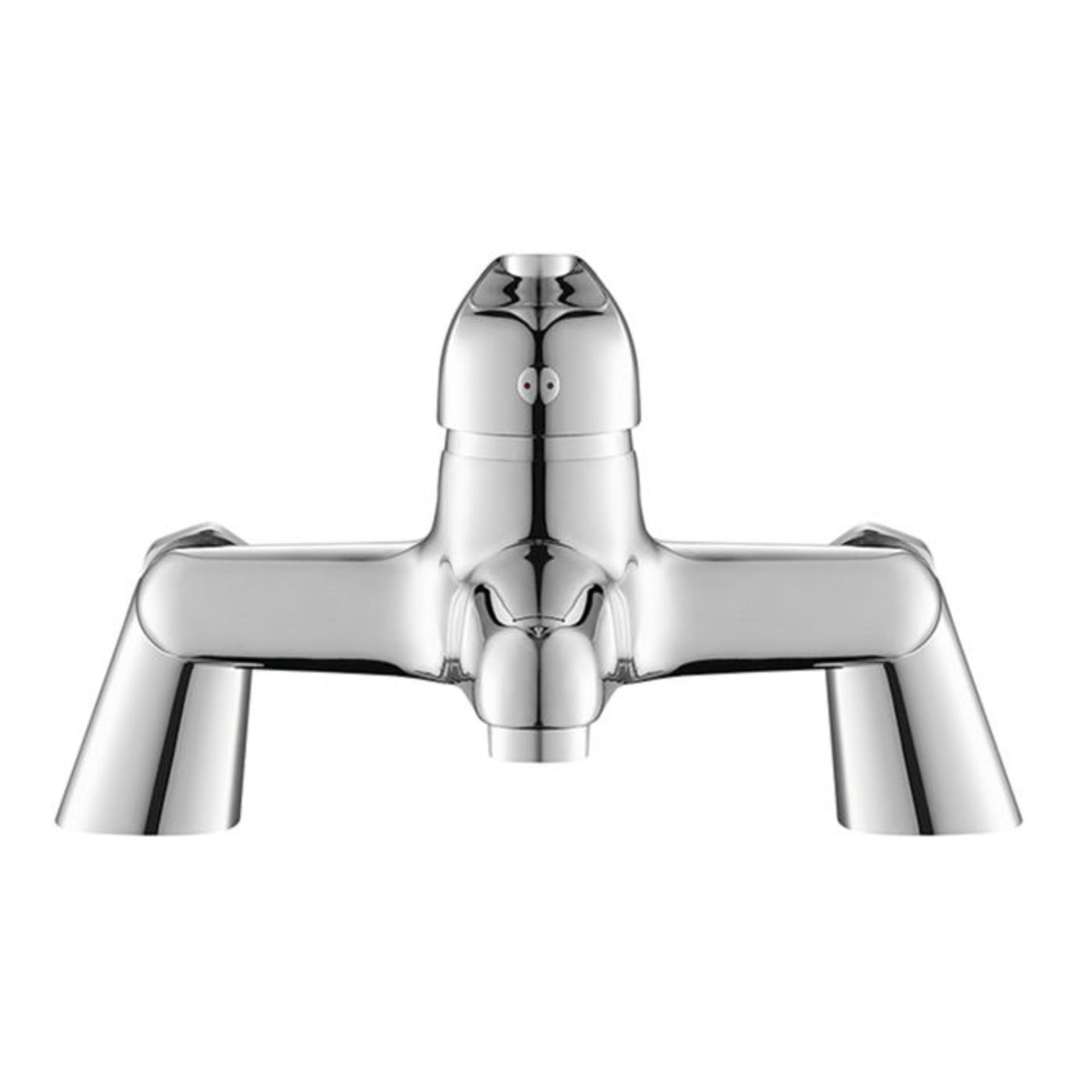 (LX7 ) Sleek Bath Filler Mixer Tap Chrome Plated Solid Brass 1/4 turn solid brass valve with ceramic - Image 3 of 3