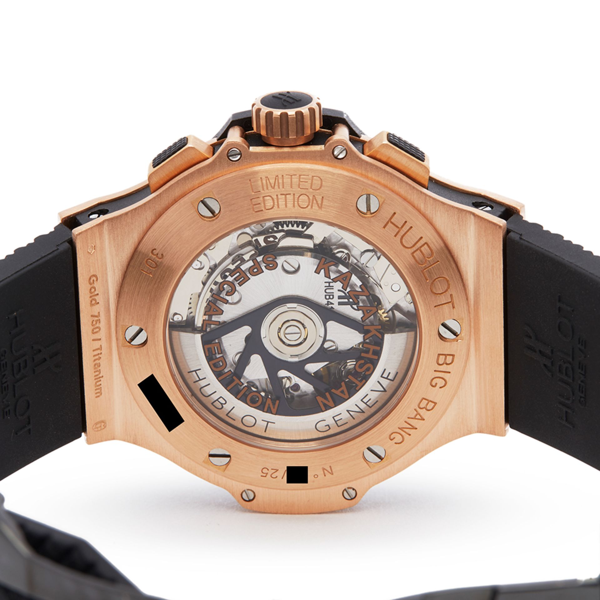 Hublot Big Bang Kazakhstan Special Edition Chronograph 18k Rose Gold - 301 - Image 4 of 8