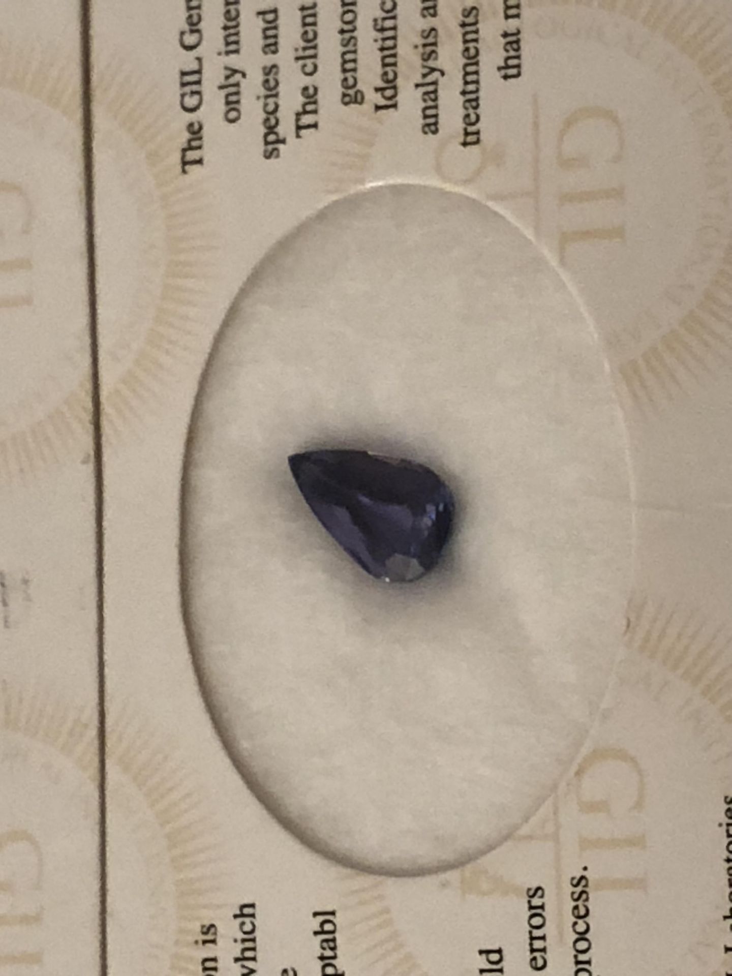 2.85ct Natural Tanzanite with GIL Certificate - Image 3 of 3