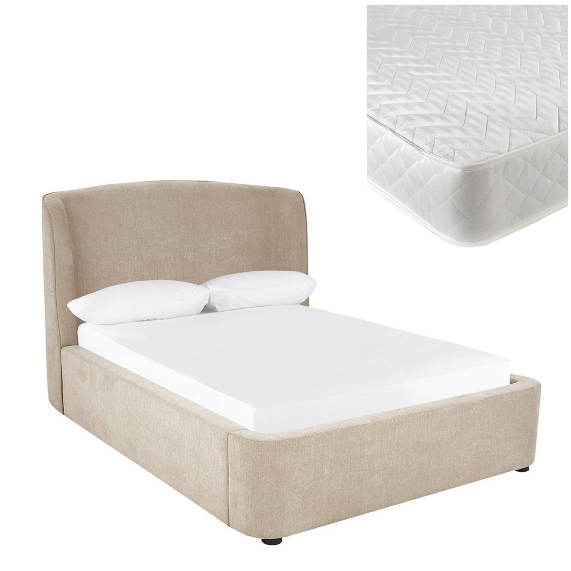 Boxed Item Calm King Lift-Up Bed [Grey] And Mattress Set Rrp:¬£1048