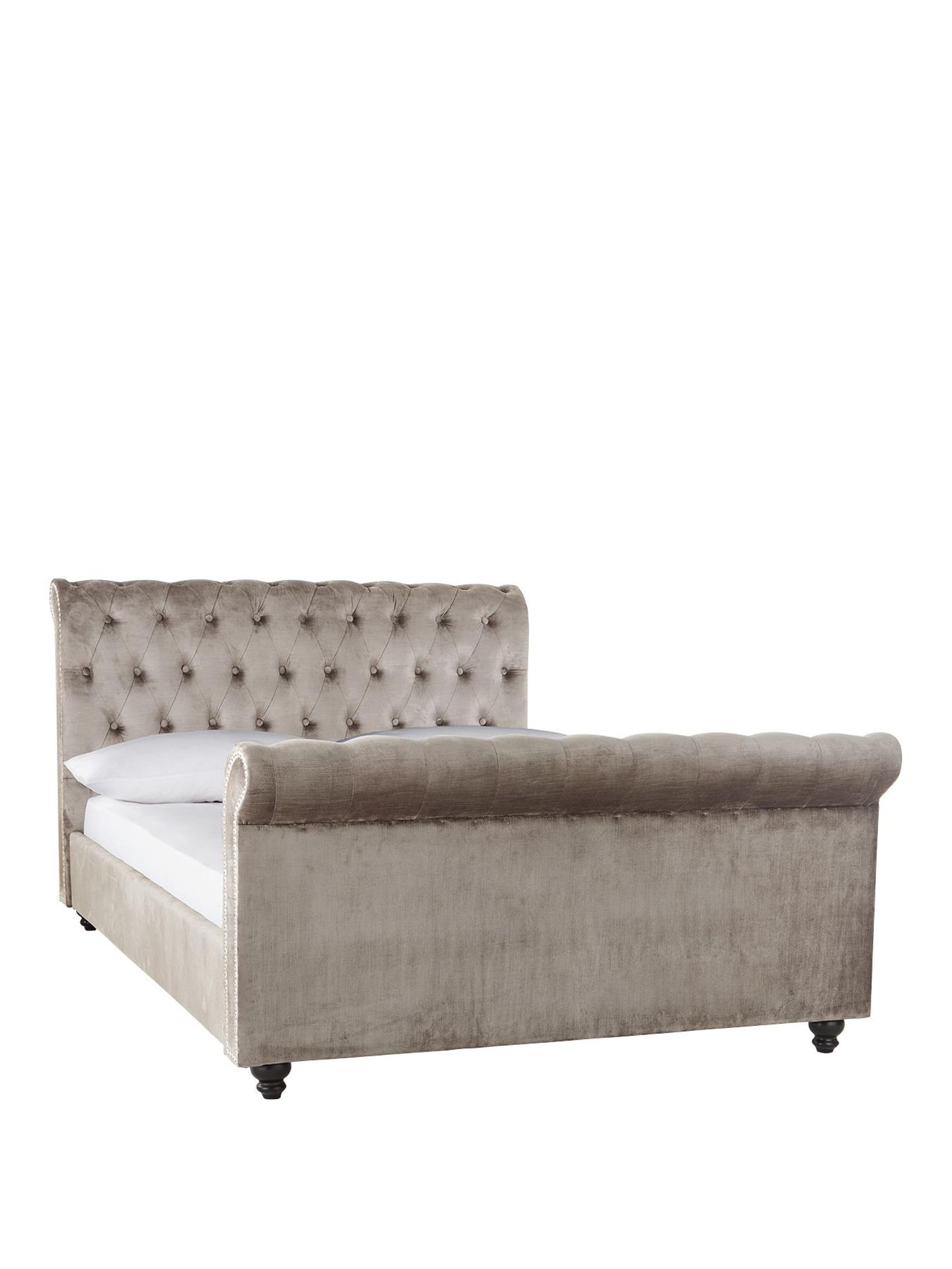 Boxed Item Woburn Super King Scroll Bed [Silver] 105X192X239Cm Rrp:¬£899
