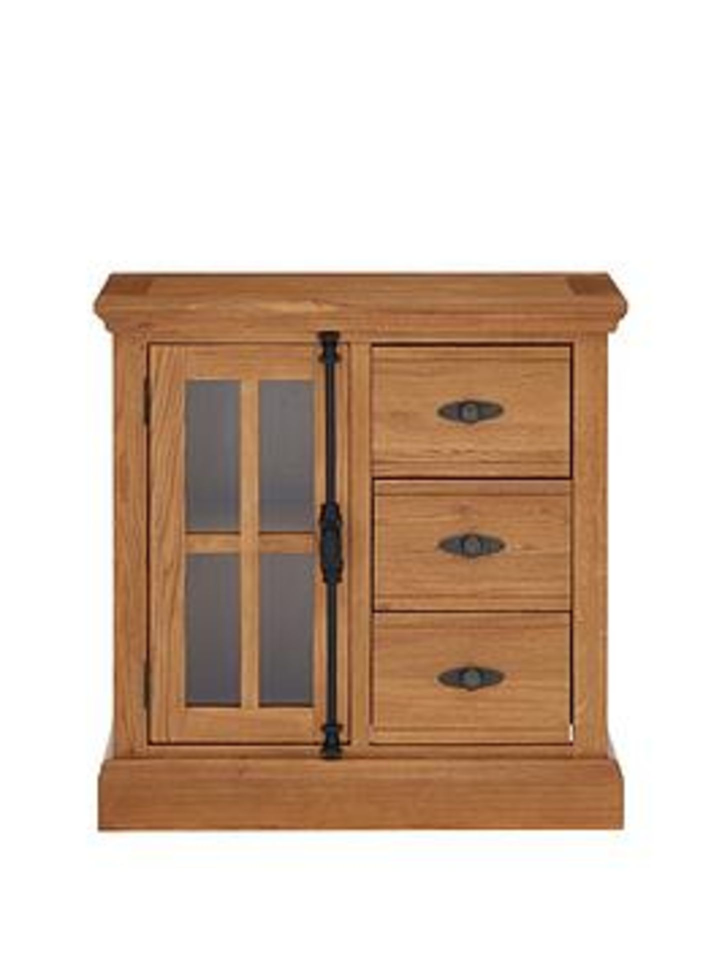 Boxed Item Ideal Home Whitford Real Oak 3Pc Living Room Set [Oak] Rrp:¬£1167 - Image 3 of 4