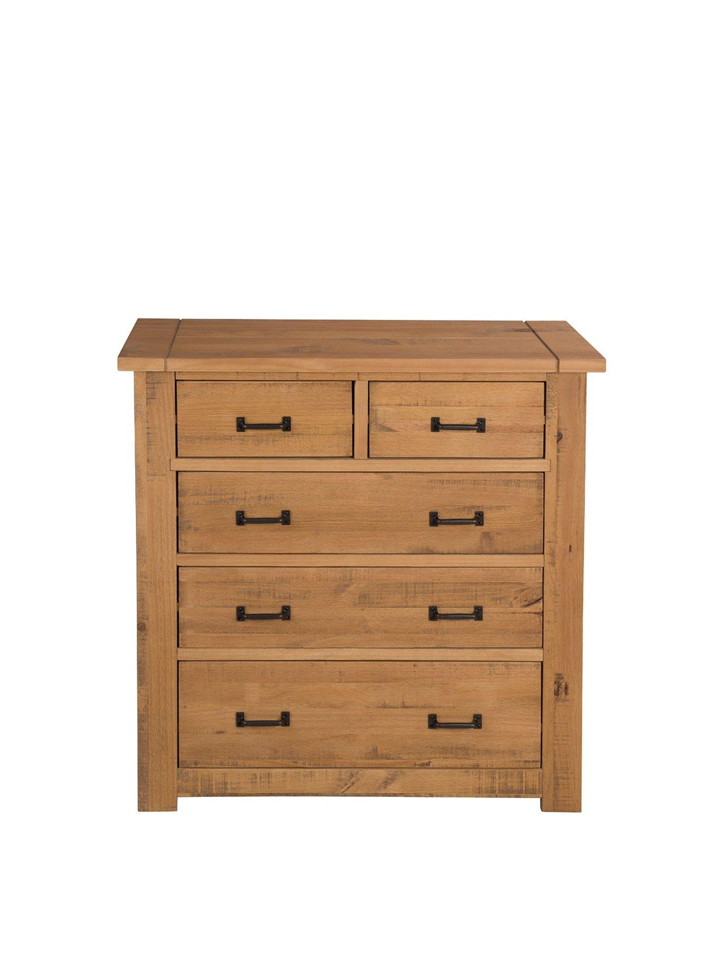 Boxed Item Albion Pine 3Pc Bedroom Set [Rustic Pine] Rrp ¬£1273 - Image 4 of 4