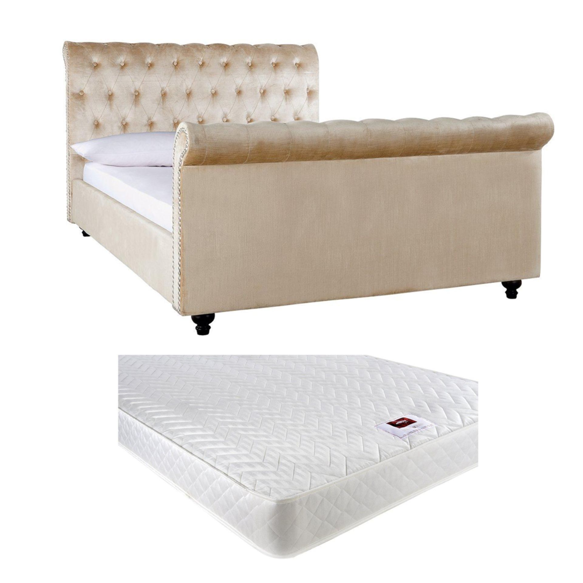 Boxed Item Woburn Double Bed [Natural] And Mattress Set Rrp:¬£848