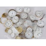 Large Collection Of Mostly Pocket Watch Movements