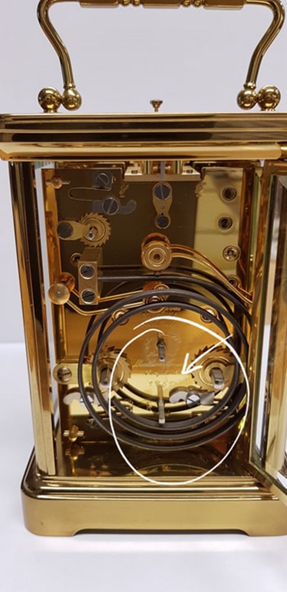 Matthew Norman Carriage Clock With Repeater And Alarm - Image 8 of 8