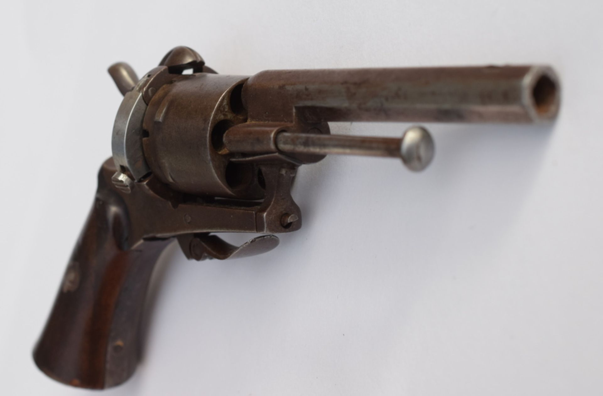 Antique Continental Pinfire Revolver Pistol 7mm Obsolete Calibre - Image 4 of 8